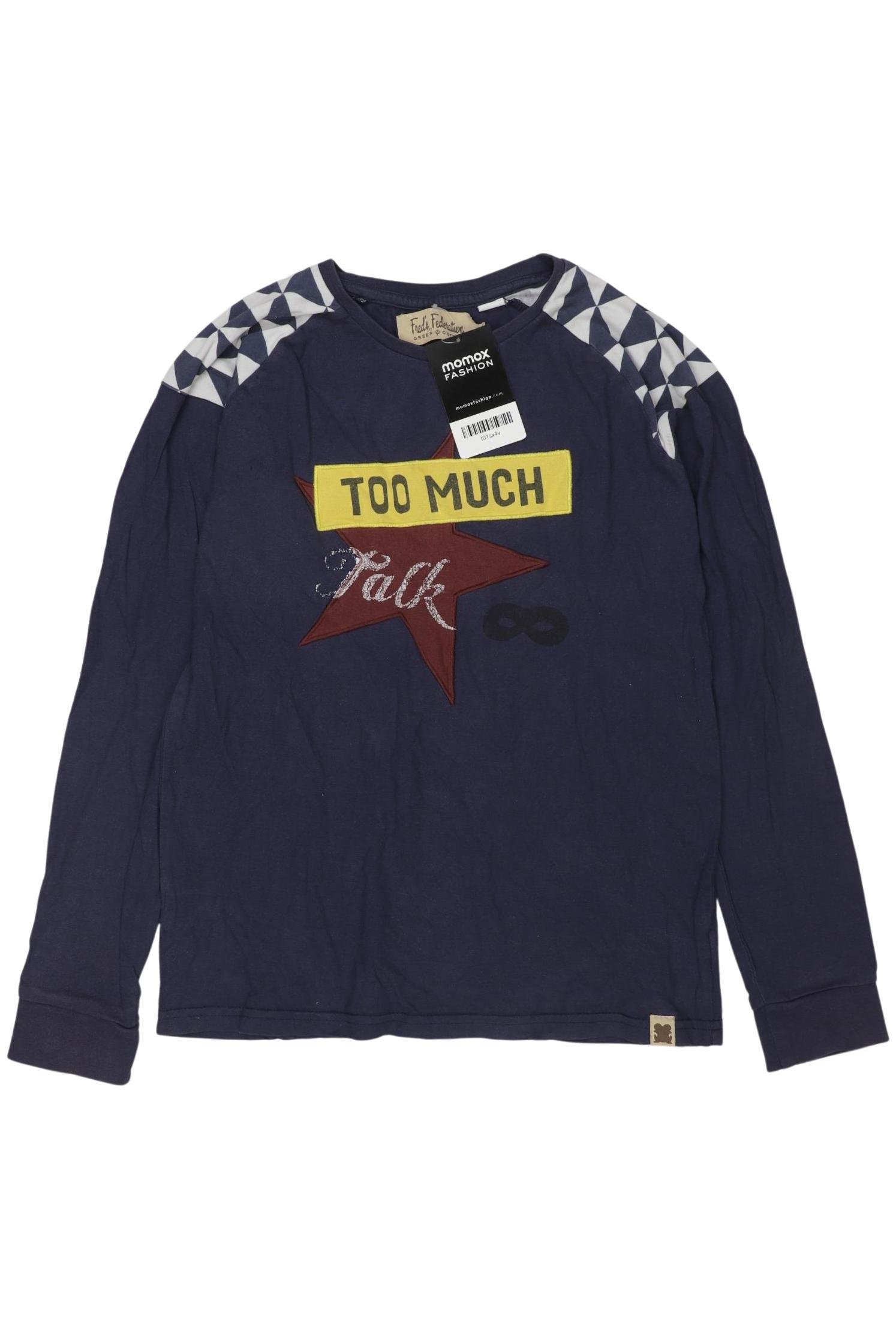 

Freds World by Green Cotton Jungen Langarmshirt, marineblau, Gr. 158