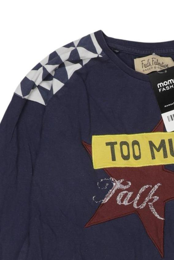 Thumbnail - Freds World by Green Cotton Jungen Langarmshirt, marineblau, Gr. 158