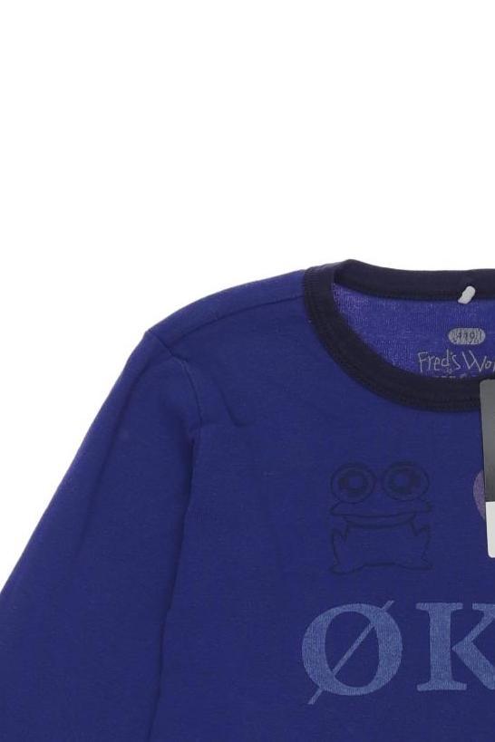 Thumbnail - Freds World by Green Cotton Jungen Langarmshirt, blau, Gr. 110