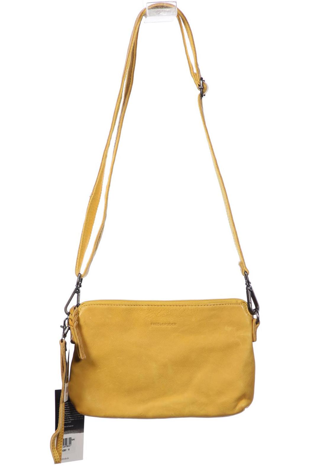 

FREDsBRUDER Damen Handtasche, gelb, Gr.