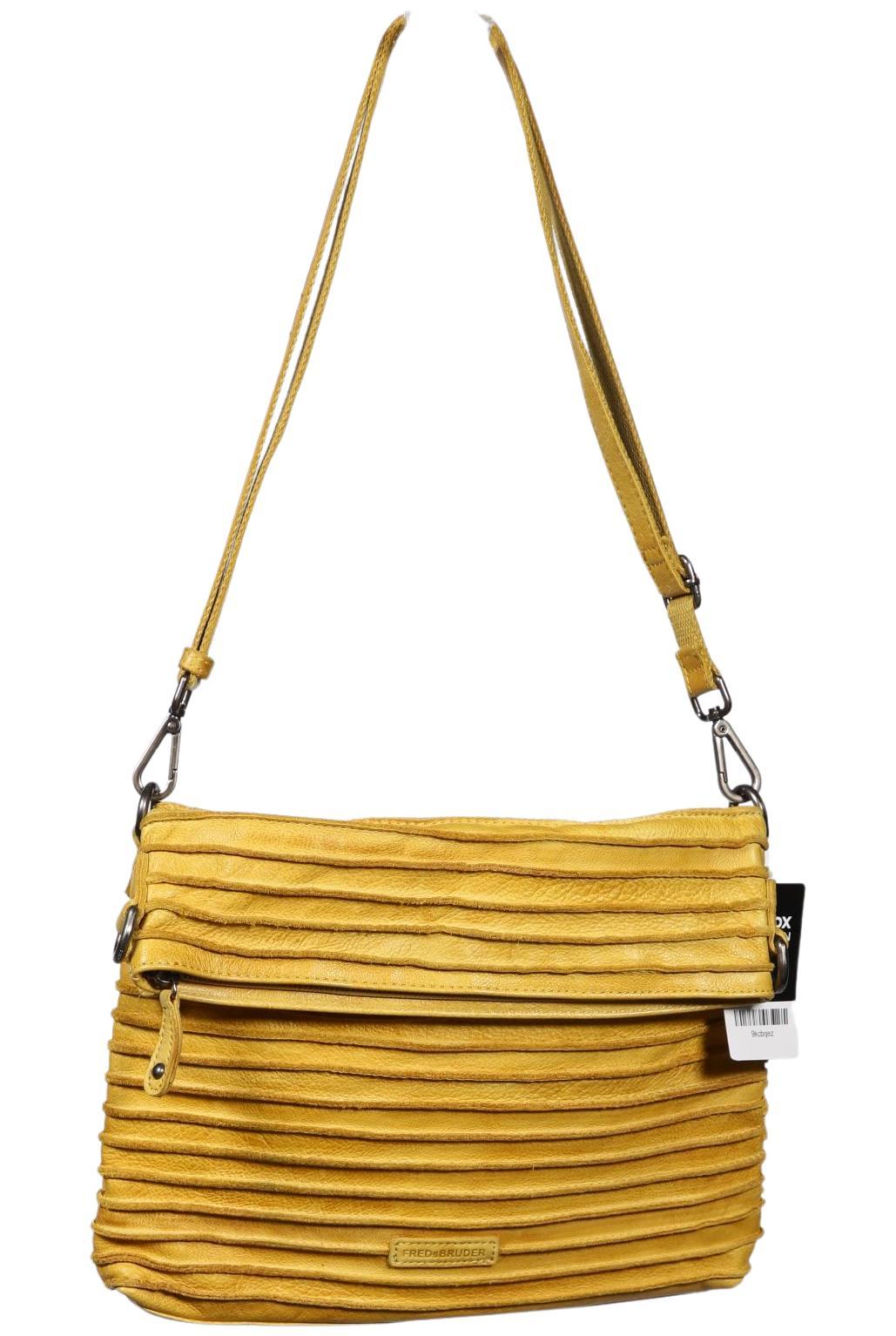 

FREDsBRUDER Damen Handtasche, gelb, Gr.