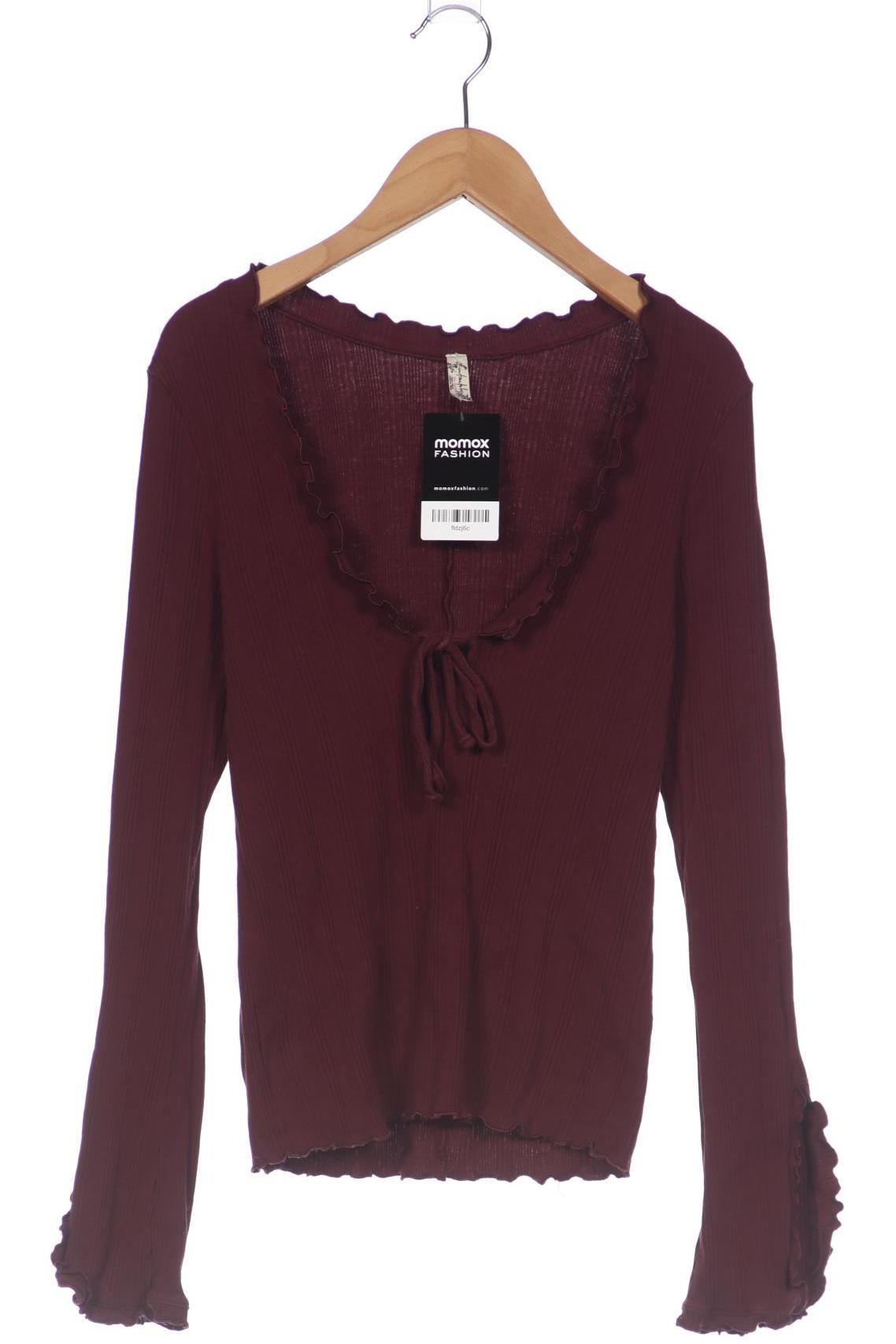 

Free People Damen Langarmshirt, bordeaux, Gr. 38