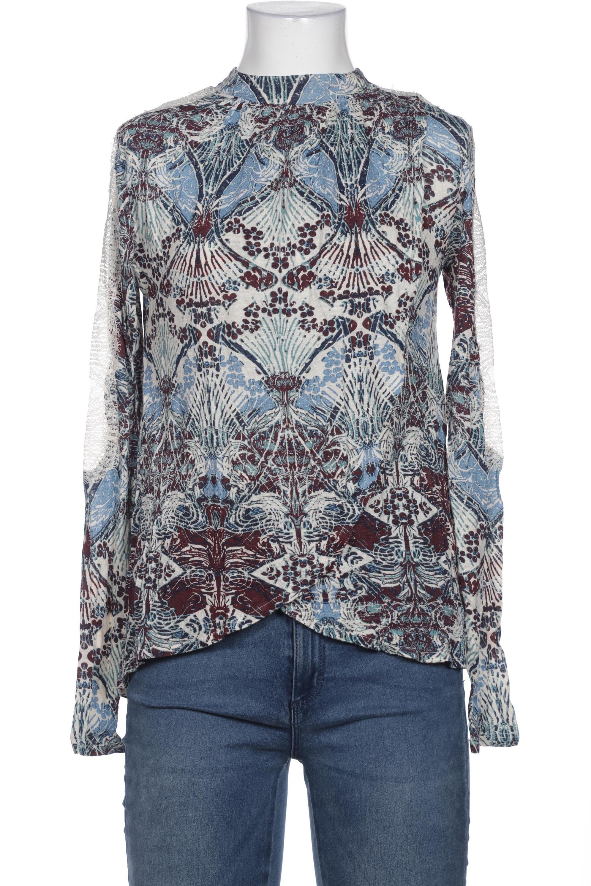 

Free People Damen Langarmshirt, blau, Gr. 34