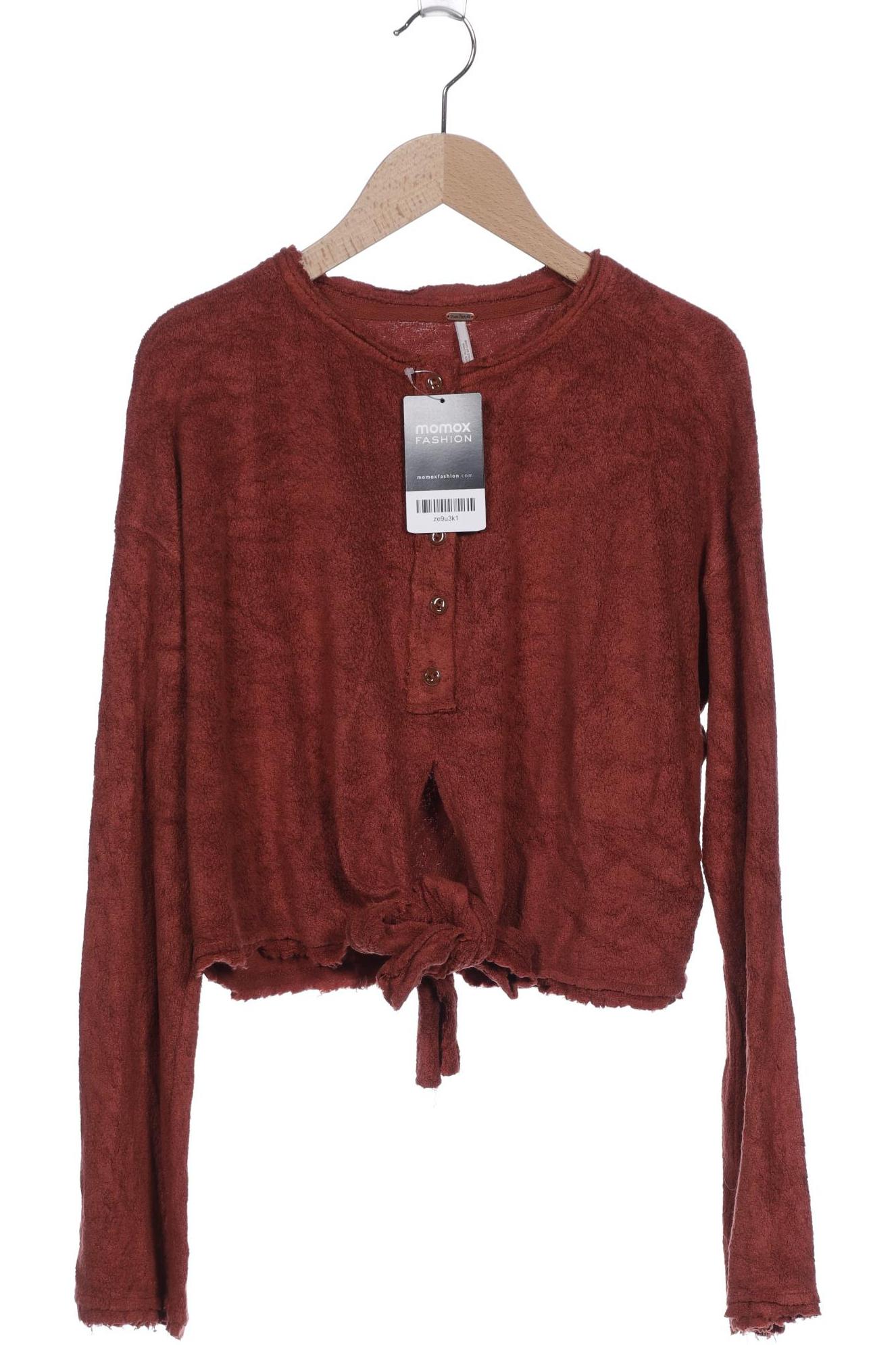 

Free People Damen Langarmshirt, rot, Gr. 34