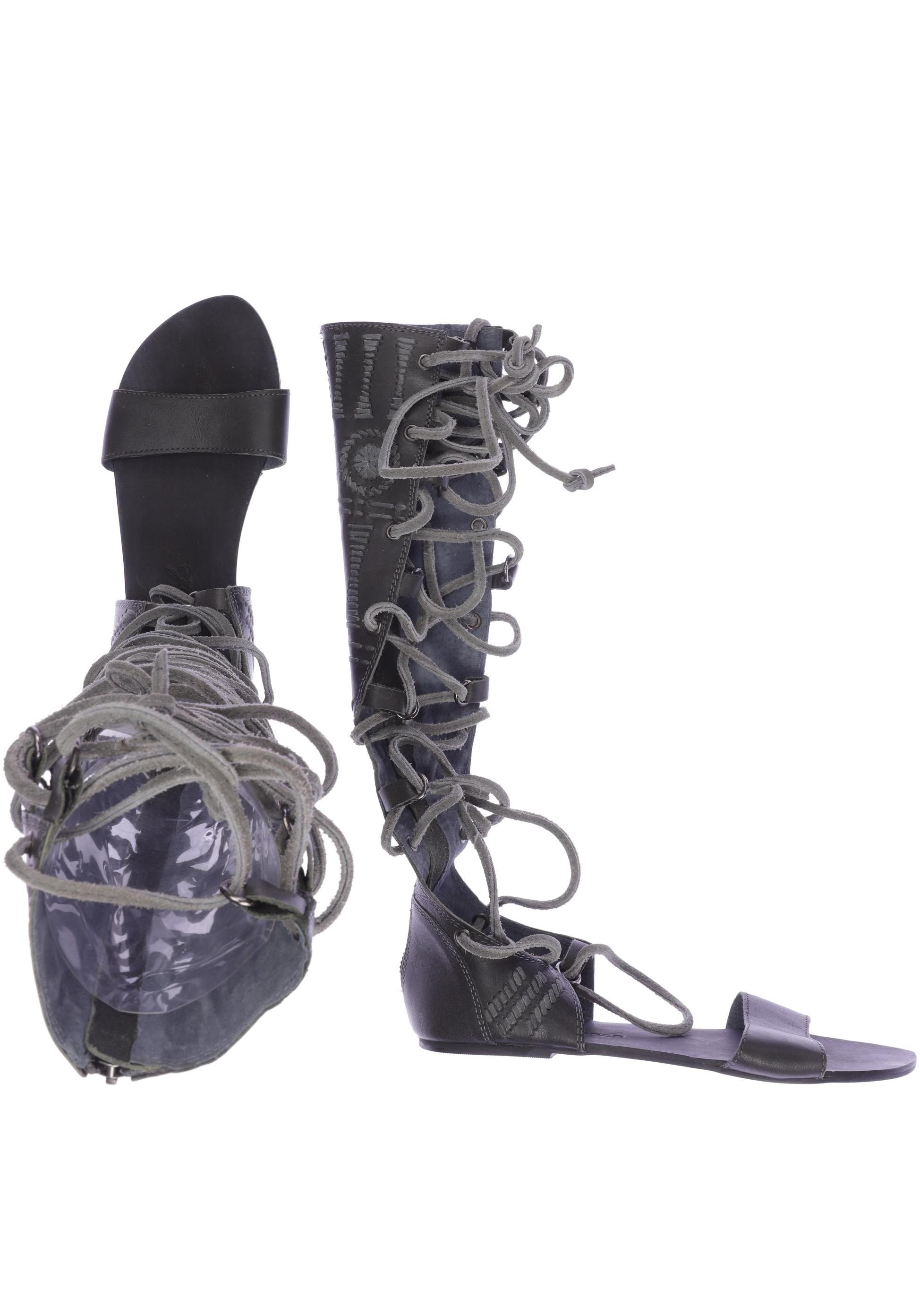 

Free People Damen Sandale, grün, Gr. 39