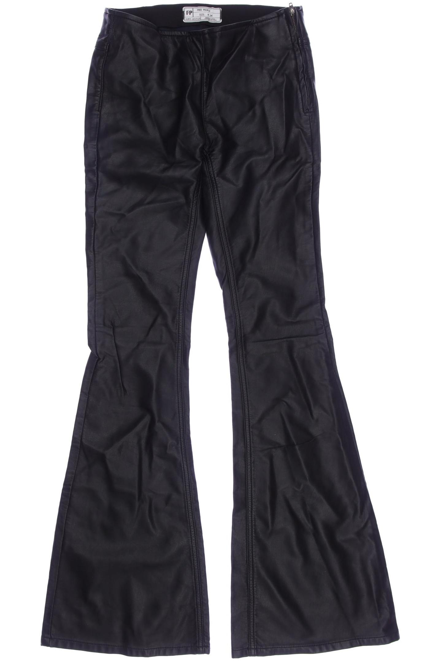 

Free People Damen Stoffhose, schwarz, Gr. 24