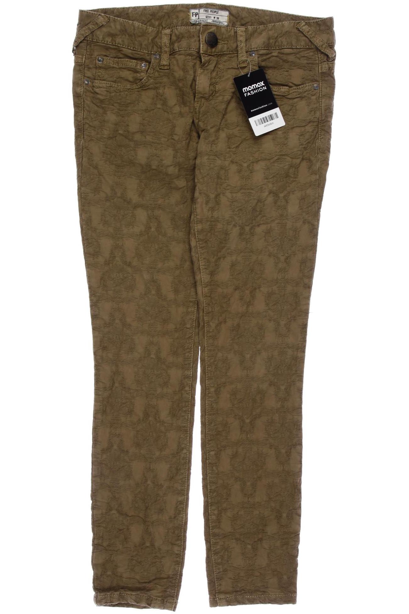 

Free People Damen Stoffhose, beige, Gr. 26