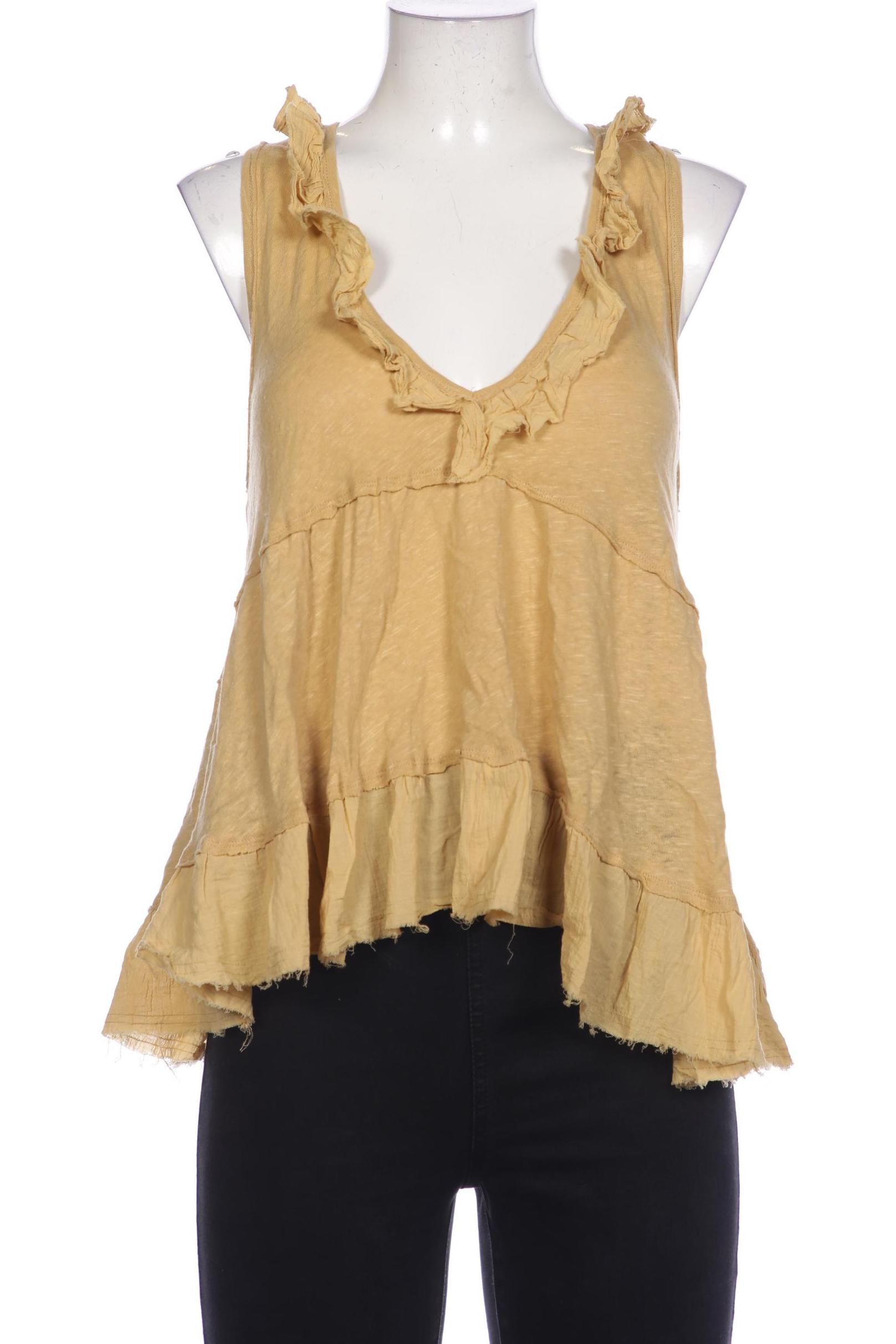 

Free People Damen Top, gelb, Gr. 36