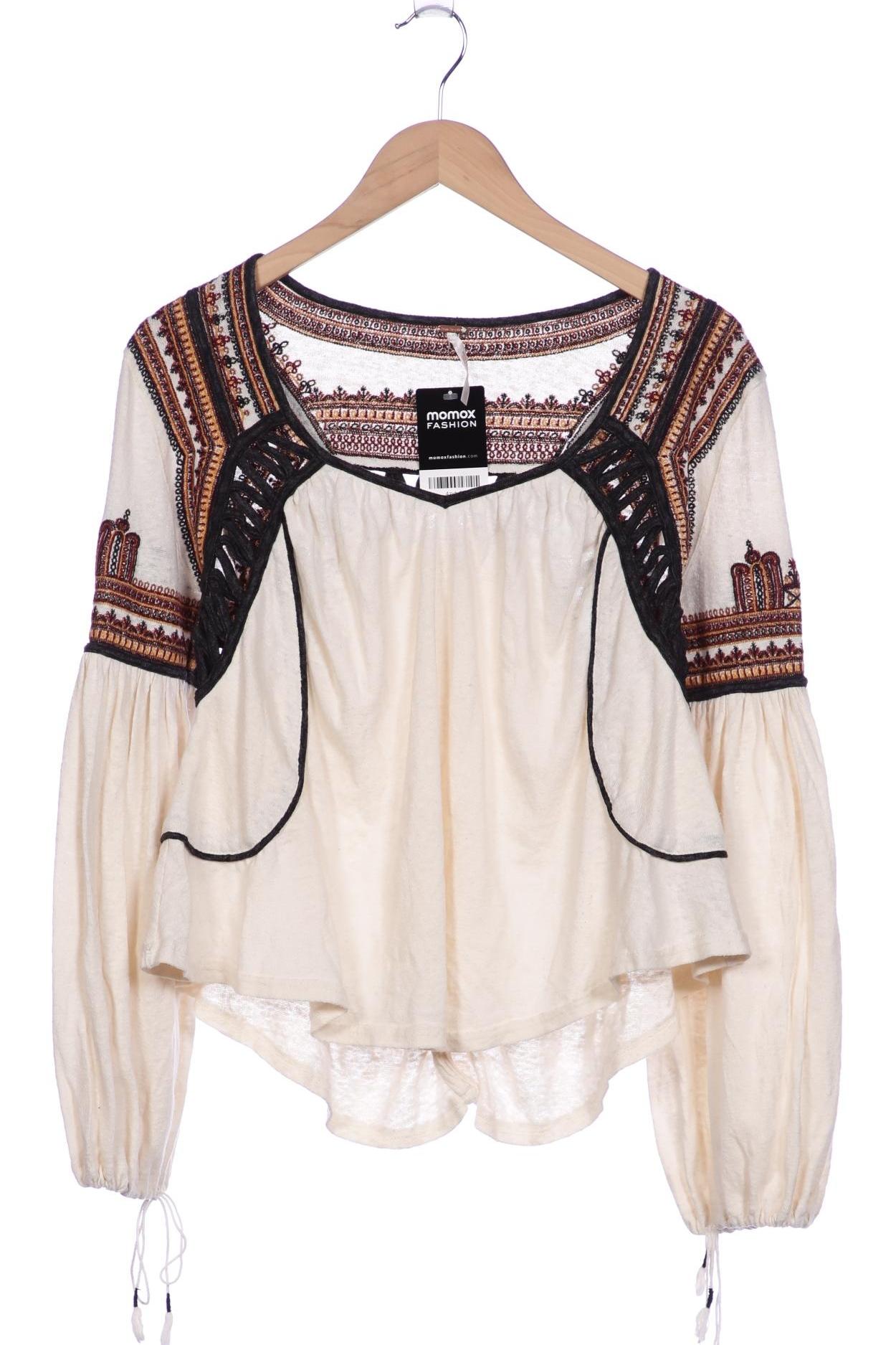 

Free People Damen Langarmshirt, beige, Gr. 34