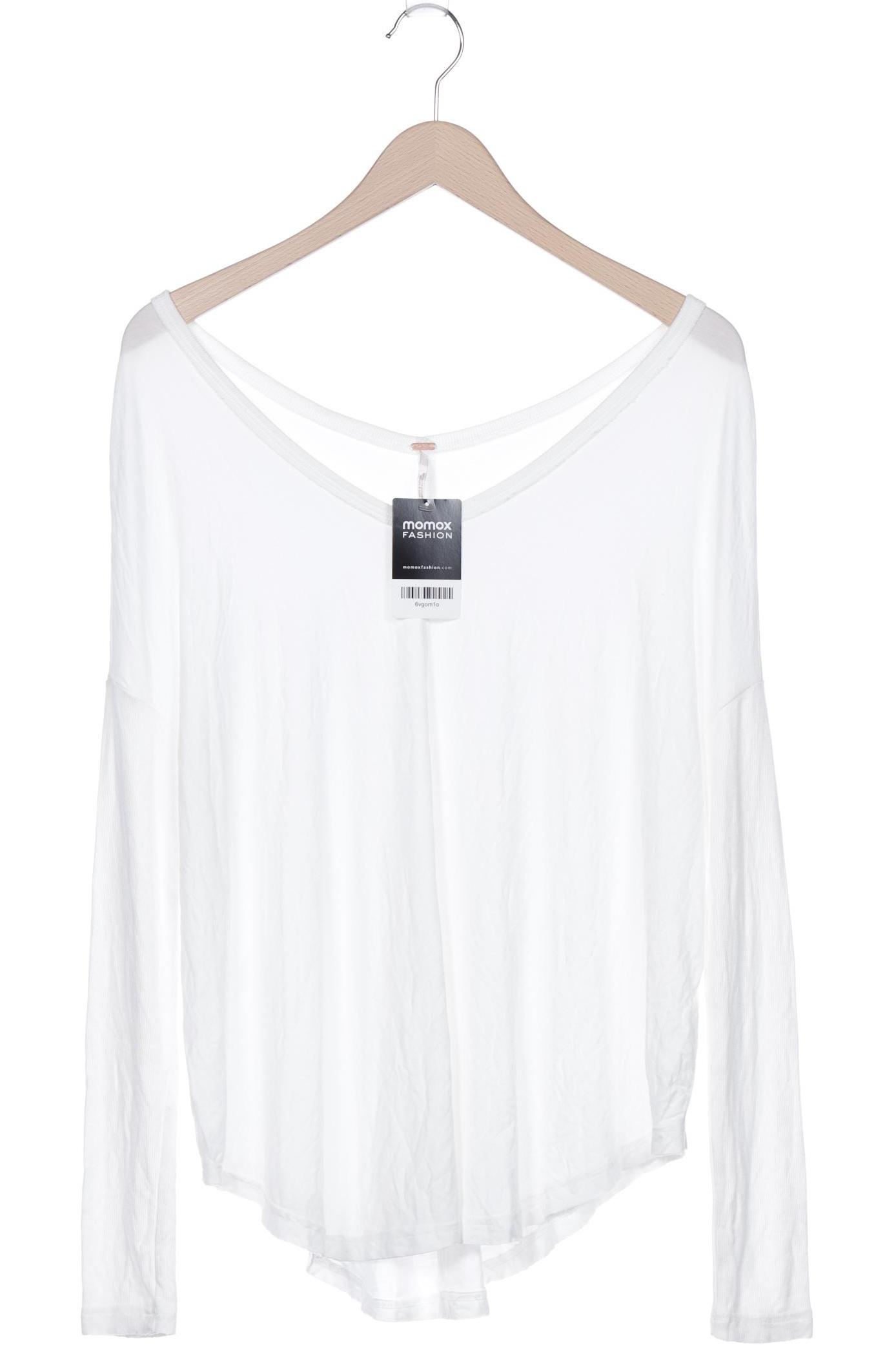 

Free People Damen Langarmshirt, weiß, Gr. 34