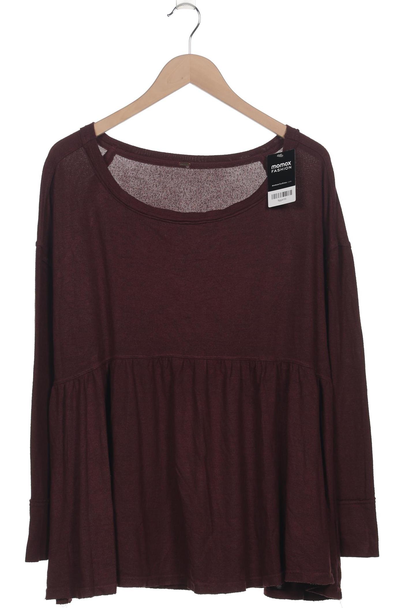 

Free People Damen Langarmshirt, bordeaux, Gr. 42