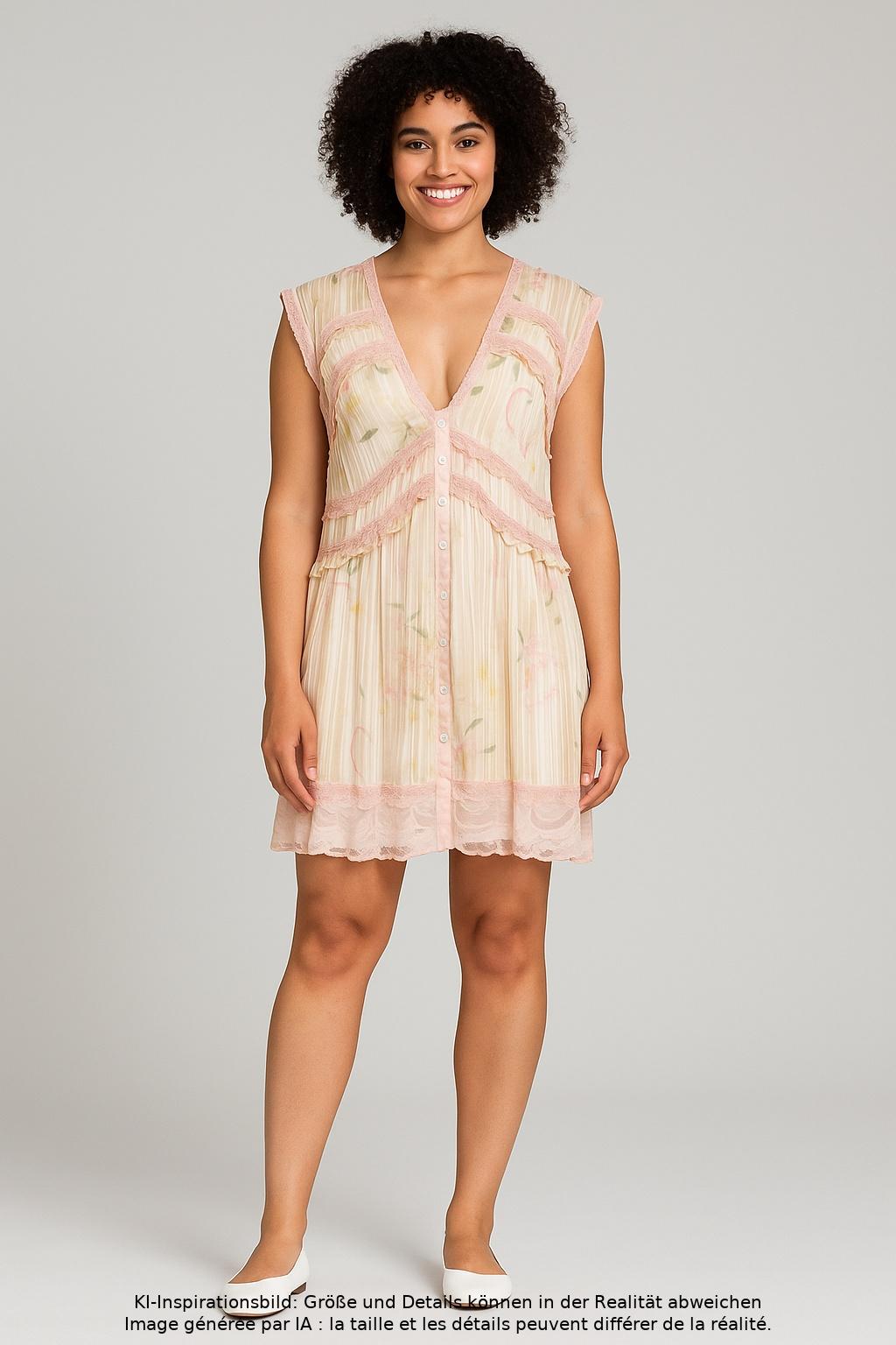 

Free People Damen Kleid, mehrfarbig, Gr. 38