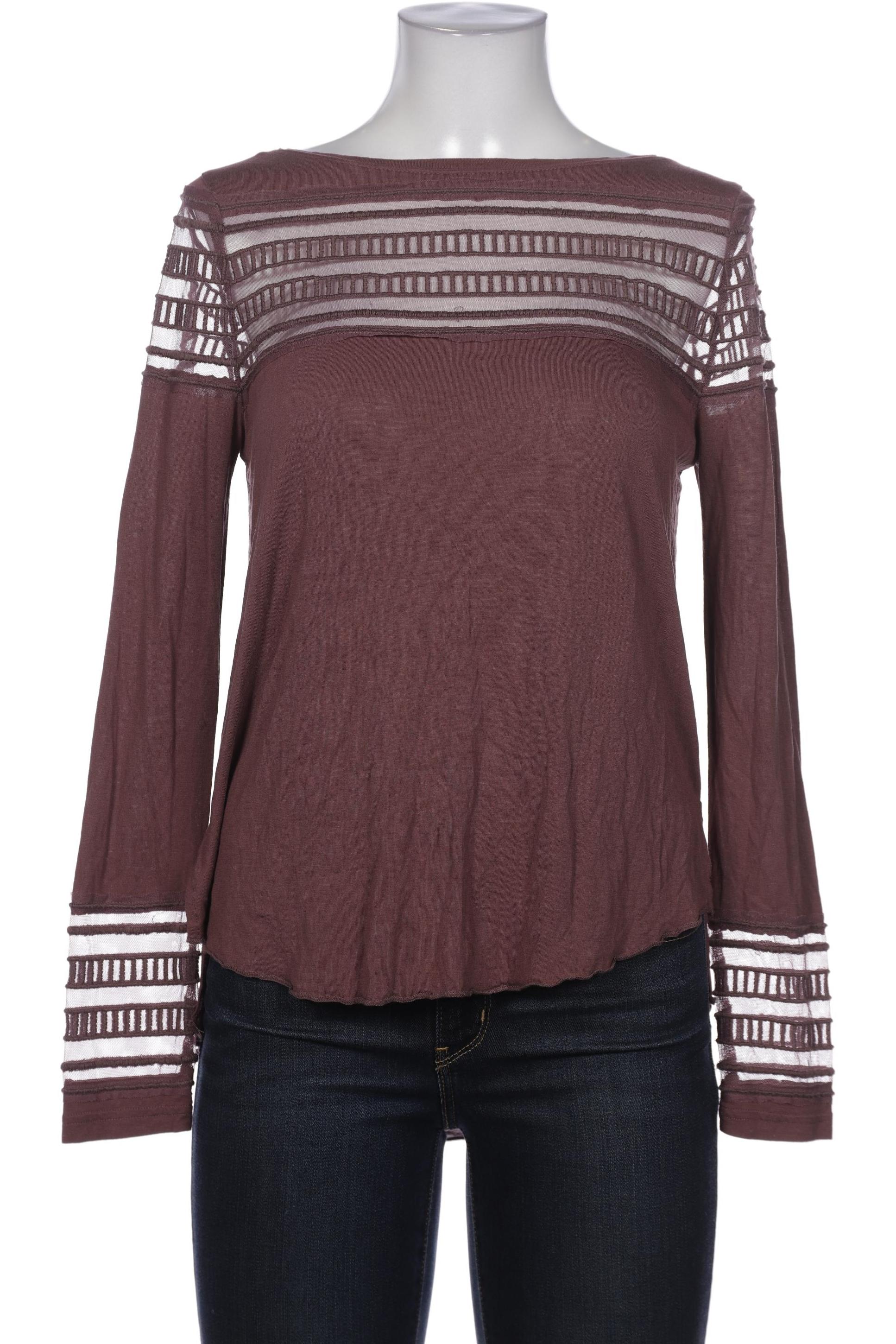 

Free People Damen Langarmshirt, bordeaux, Gr. 38