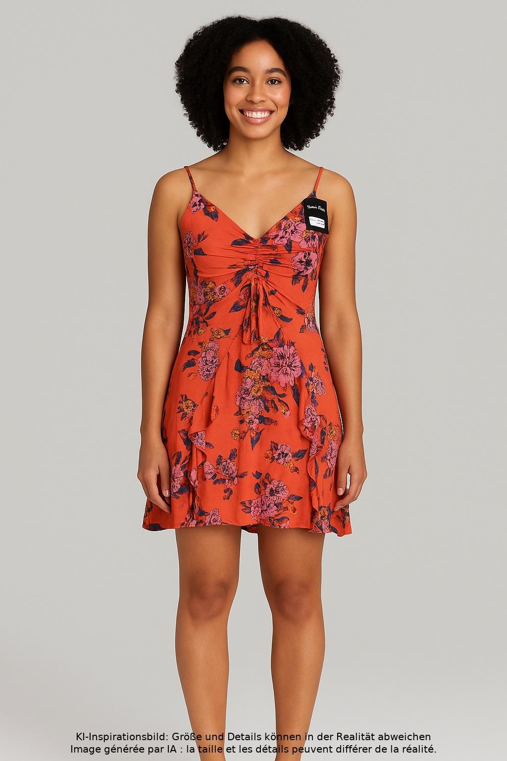 

Free People Damen Kleid, orange, Gr. 38