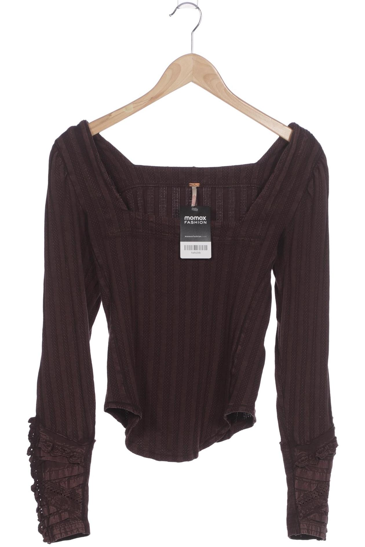 

Free People Damen Langarmshirt, bordeaux, Gr. 36
