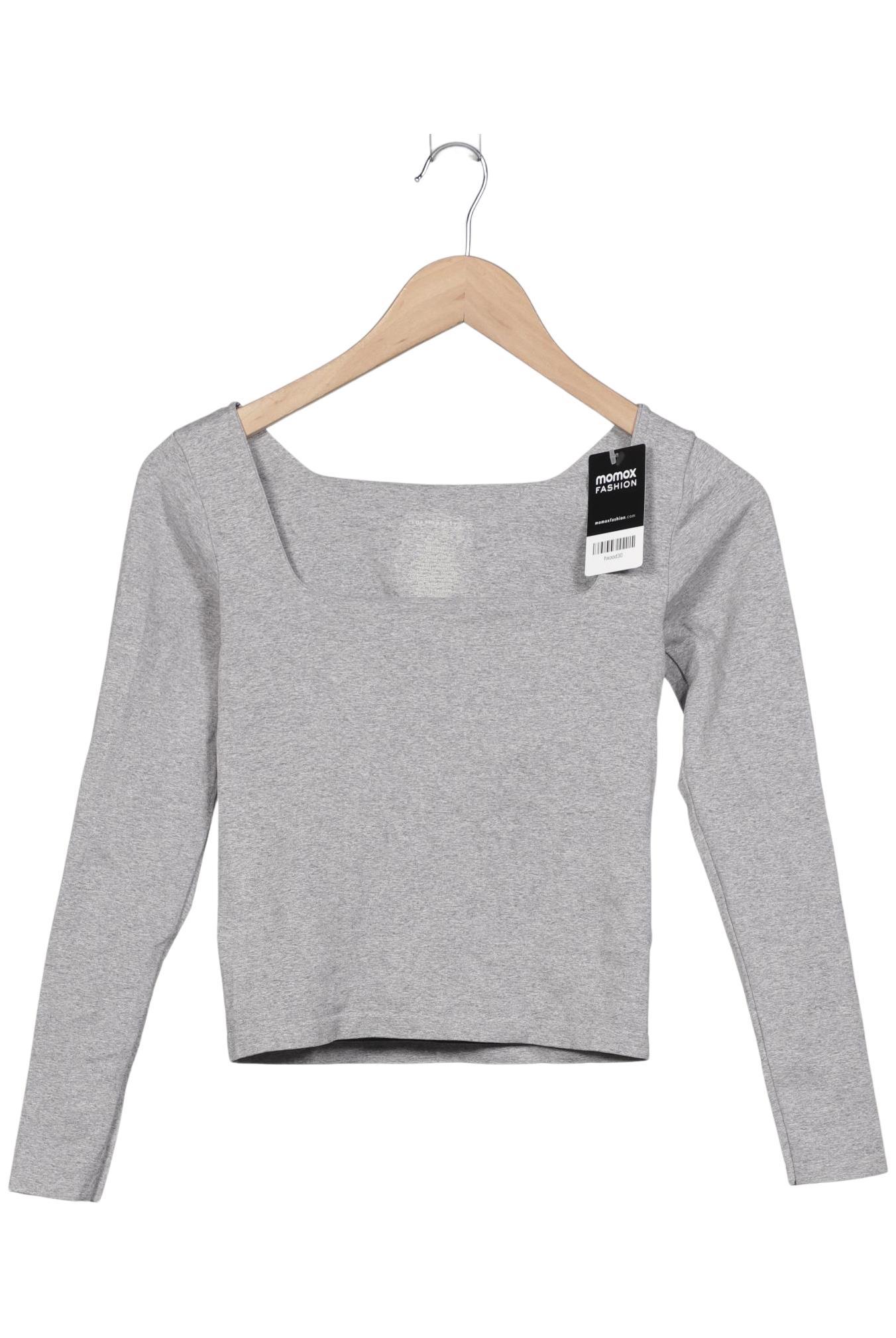 

Free People Damen Langarmshirt, grau, Gr. 38