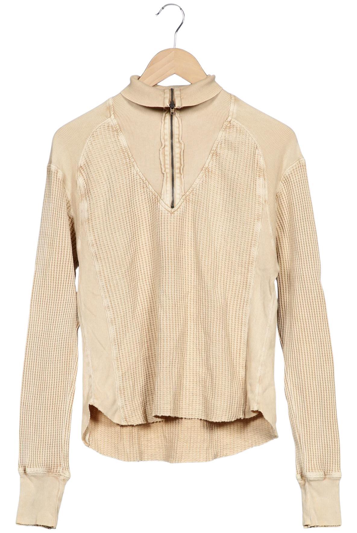 

Free People Damen Sweatshirt, beige, Gr. 38
