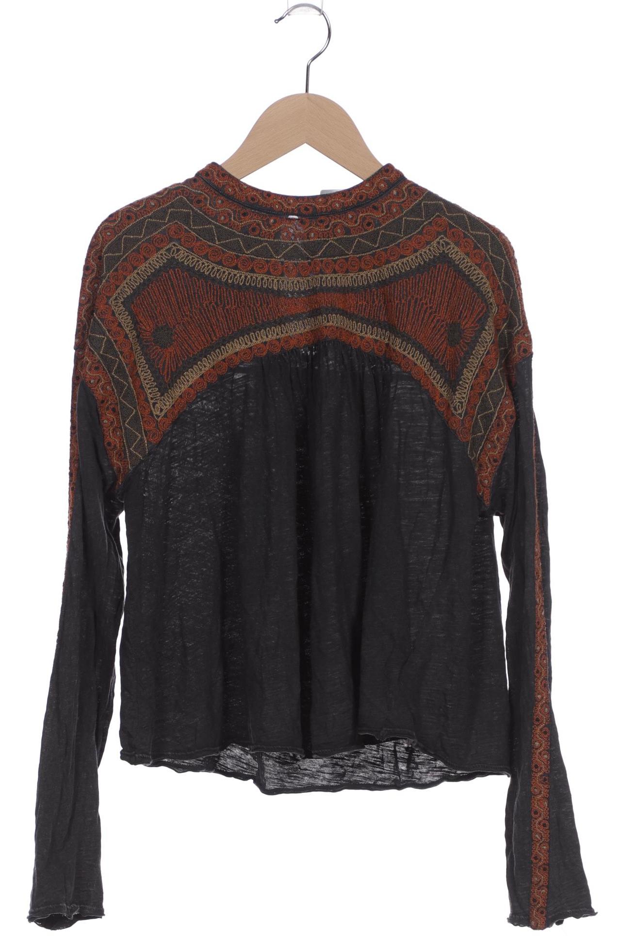 

Free People Damen Langarmshirt, grau, Gr. 38