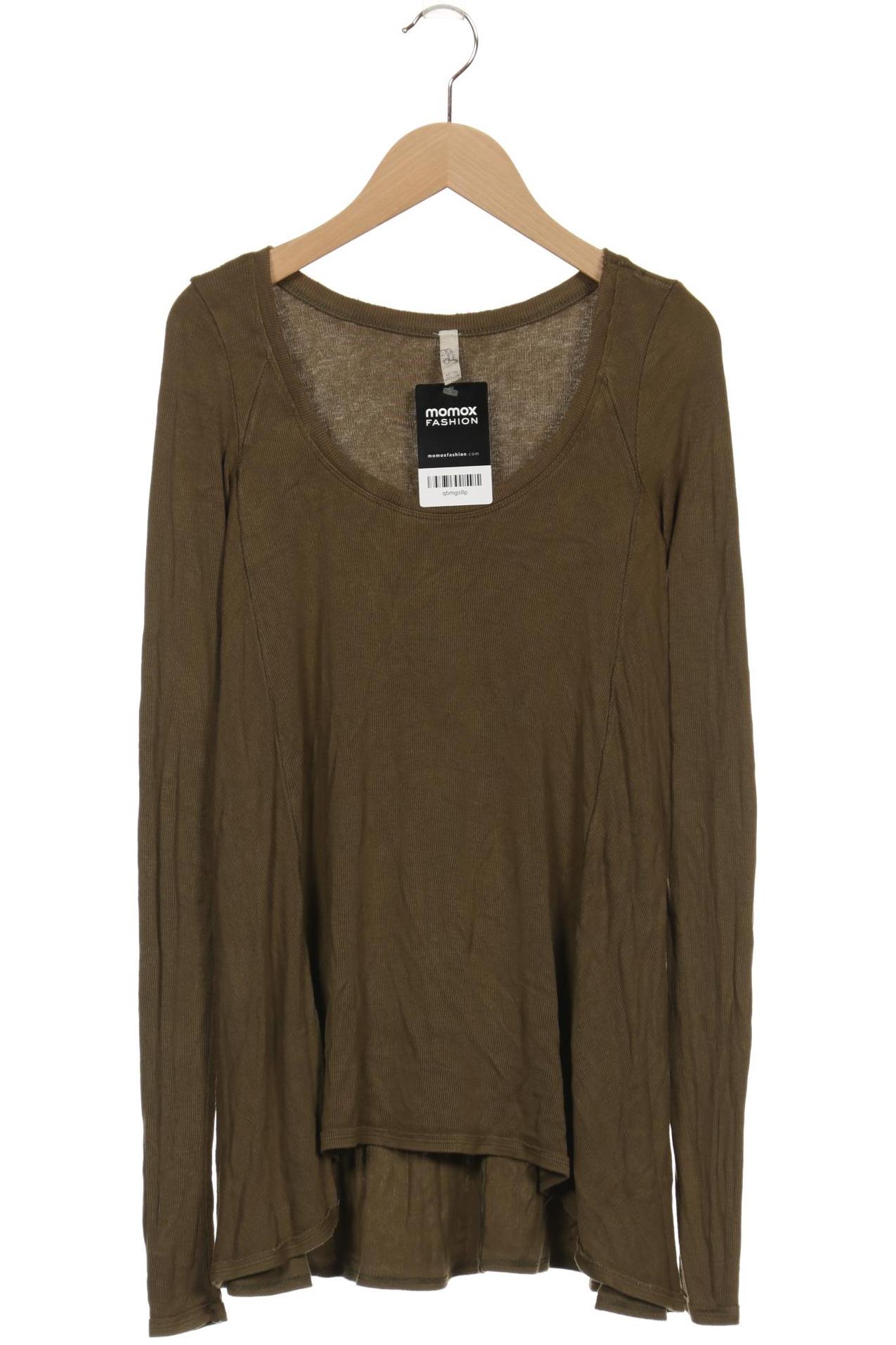 

Free People Damen Langarmshirt, grün, Gr. 34