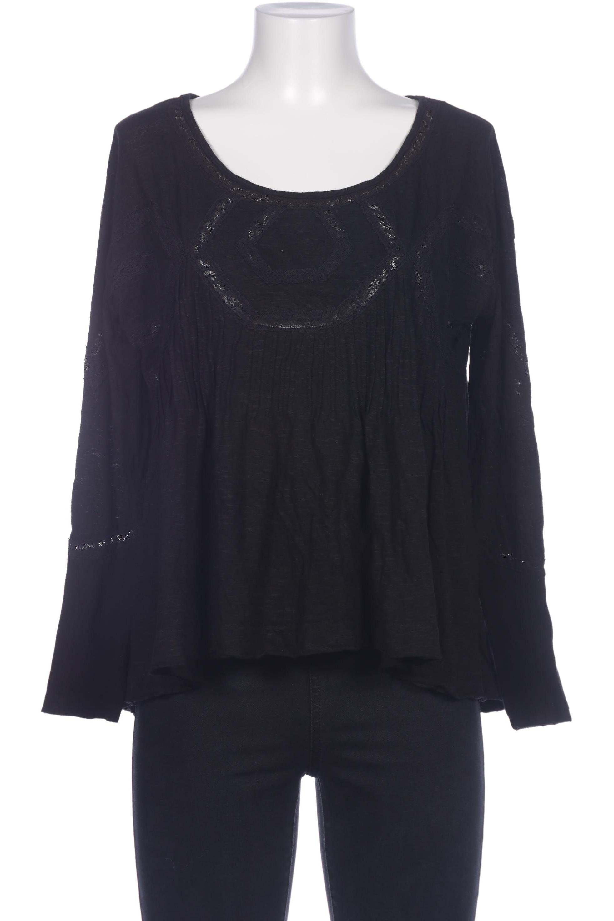 

Free People Damen Langarmshirt, schwarz, Gr. 42