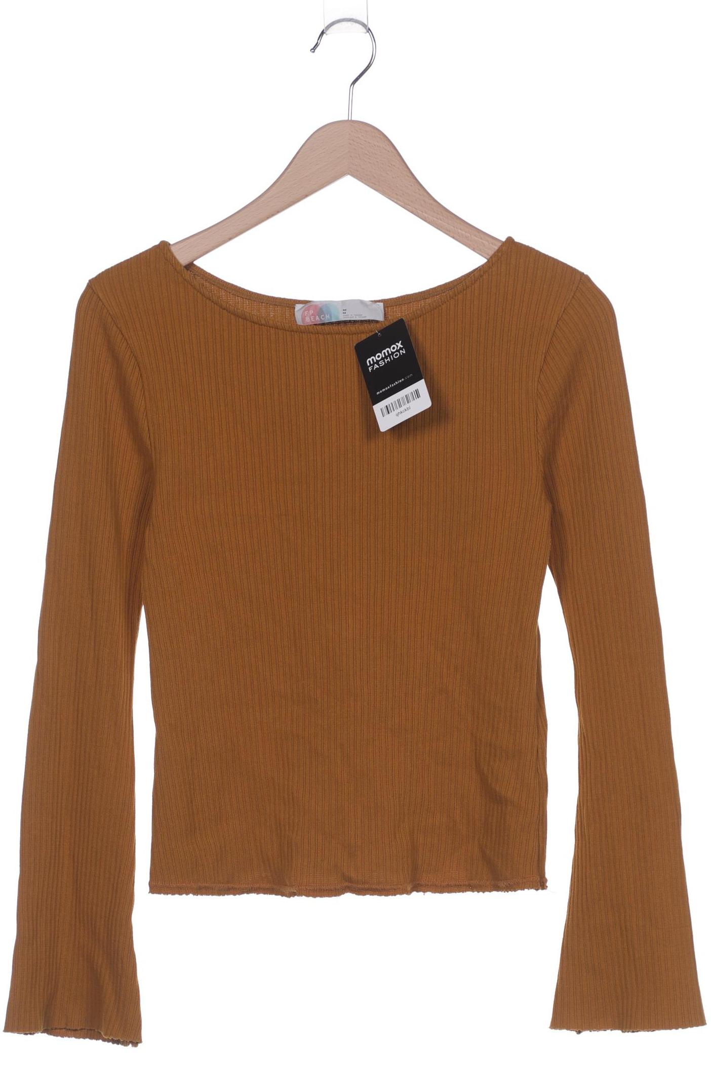 

Free People Damen Langarmshirt, braun, Gr. 38