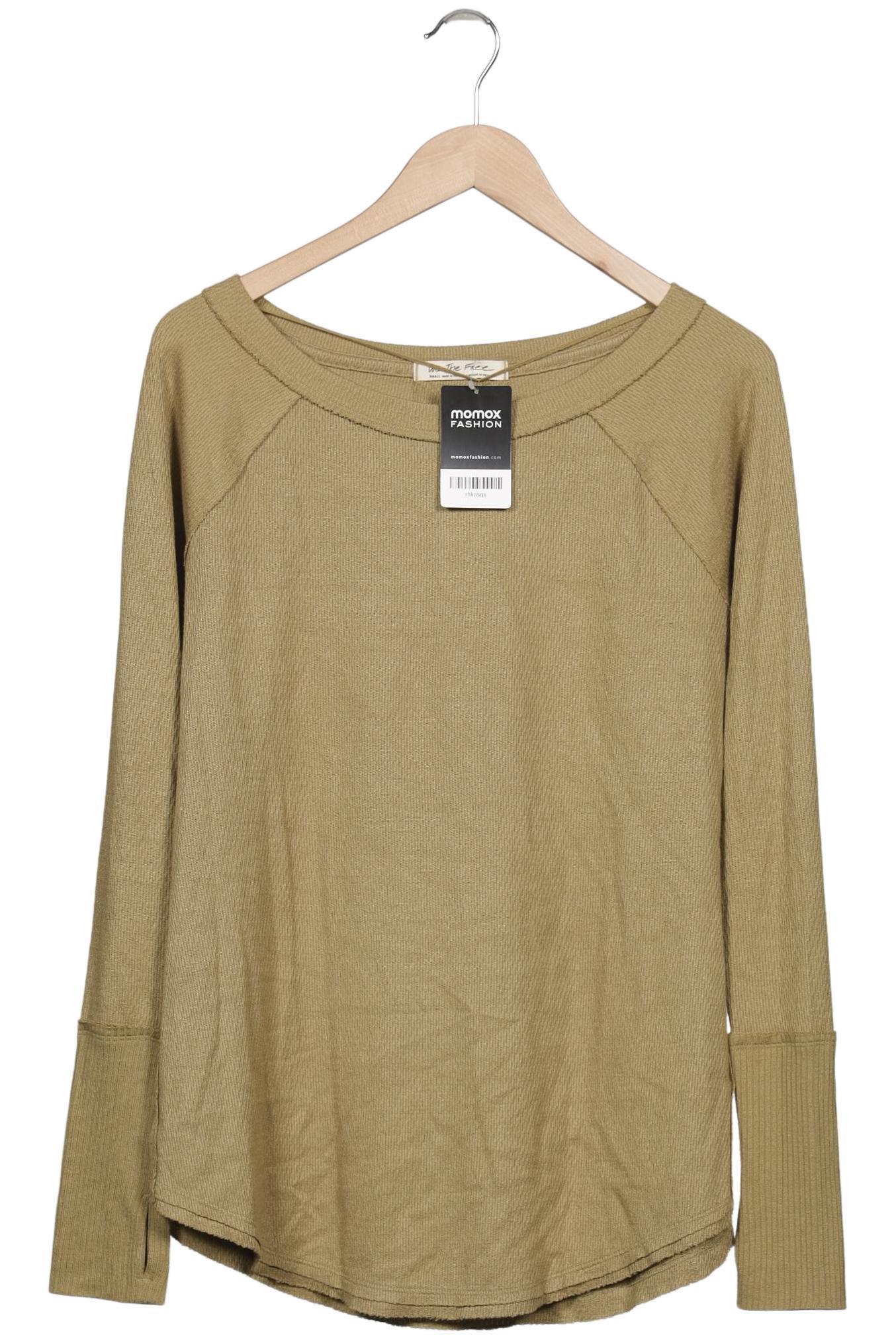 

Free People Damen Langarmshirt, grün, Gr. 36
