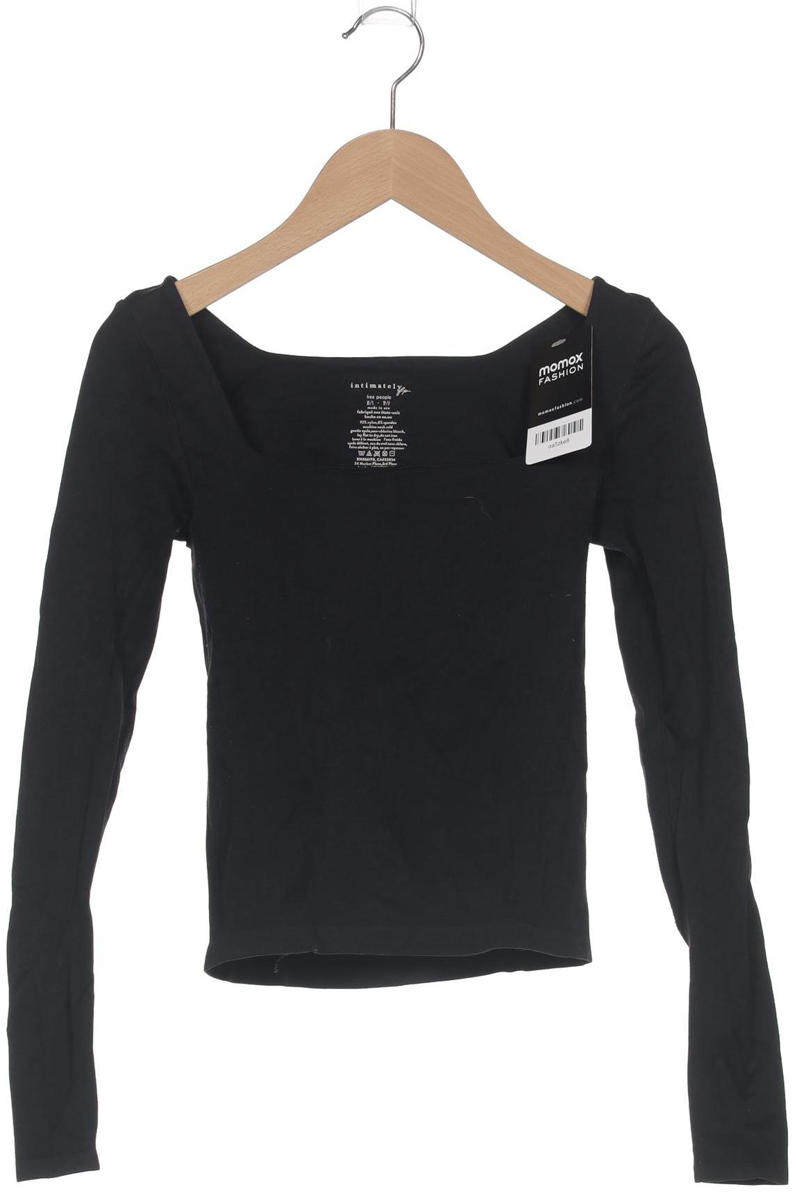 

Free People Damen Langarmshirt, marineblau, Gr. 34