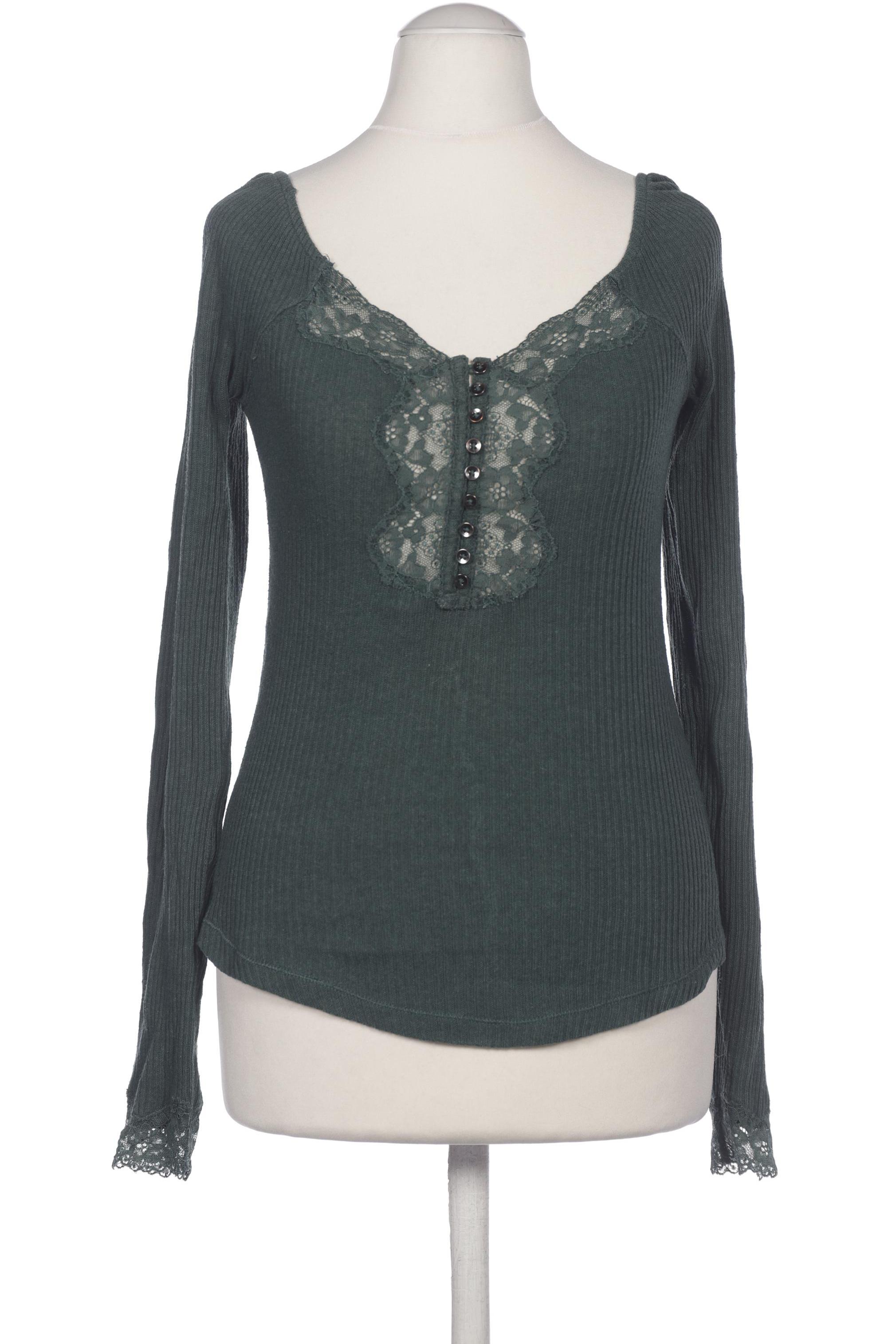

Free People Damen Langarmshirt, grün, Gr. 34