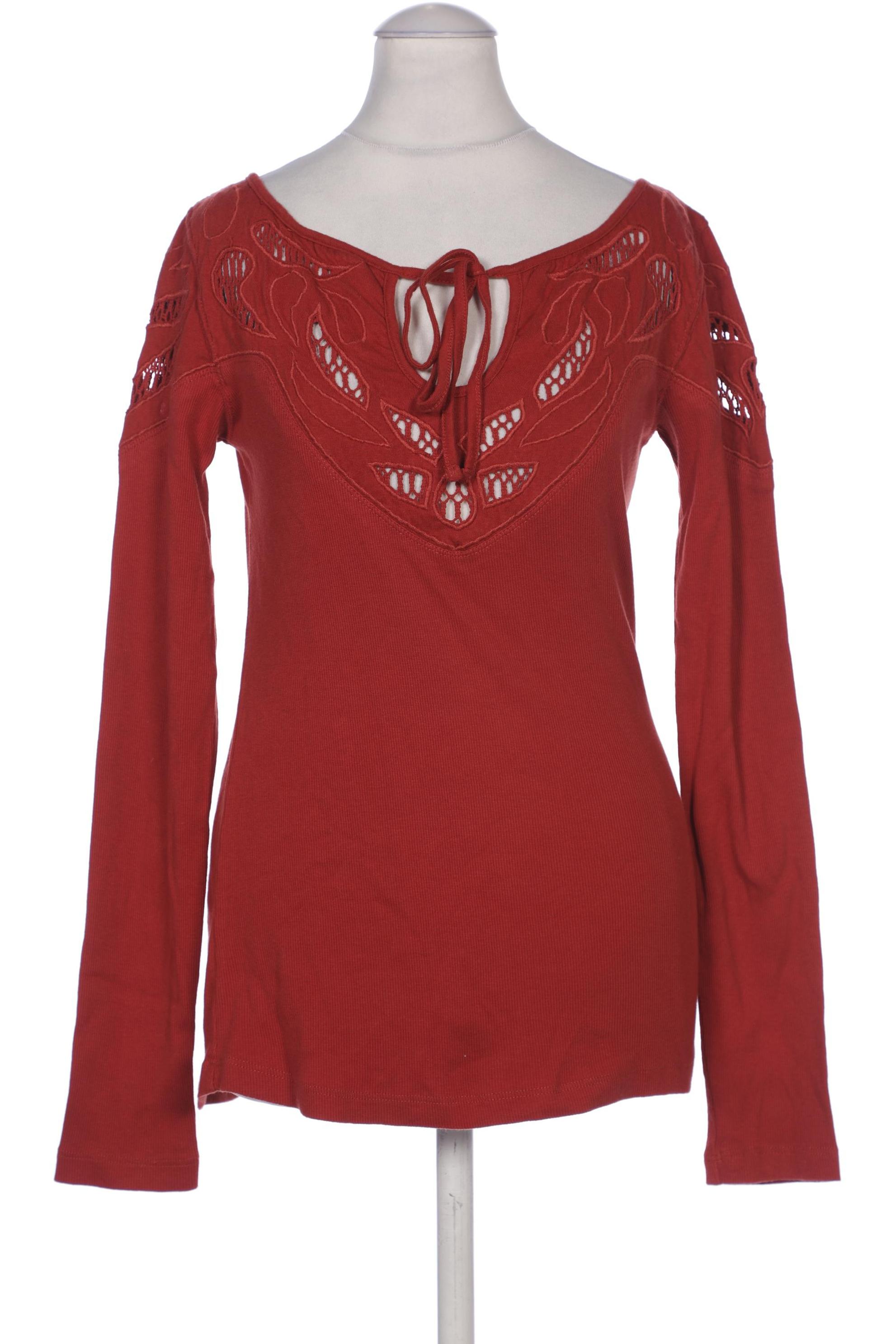 

Free People Damen Langarmshirt, rot, Gr. 32
