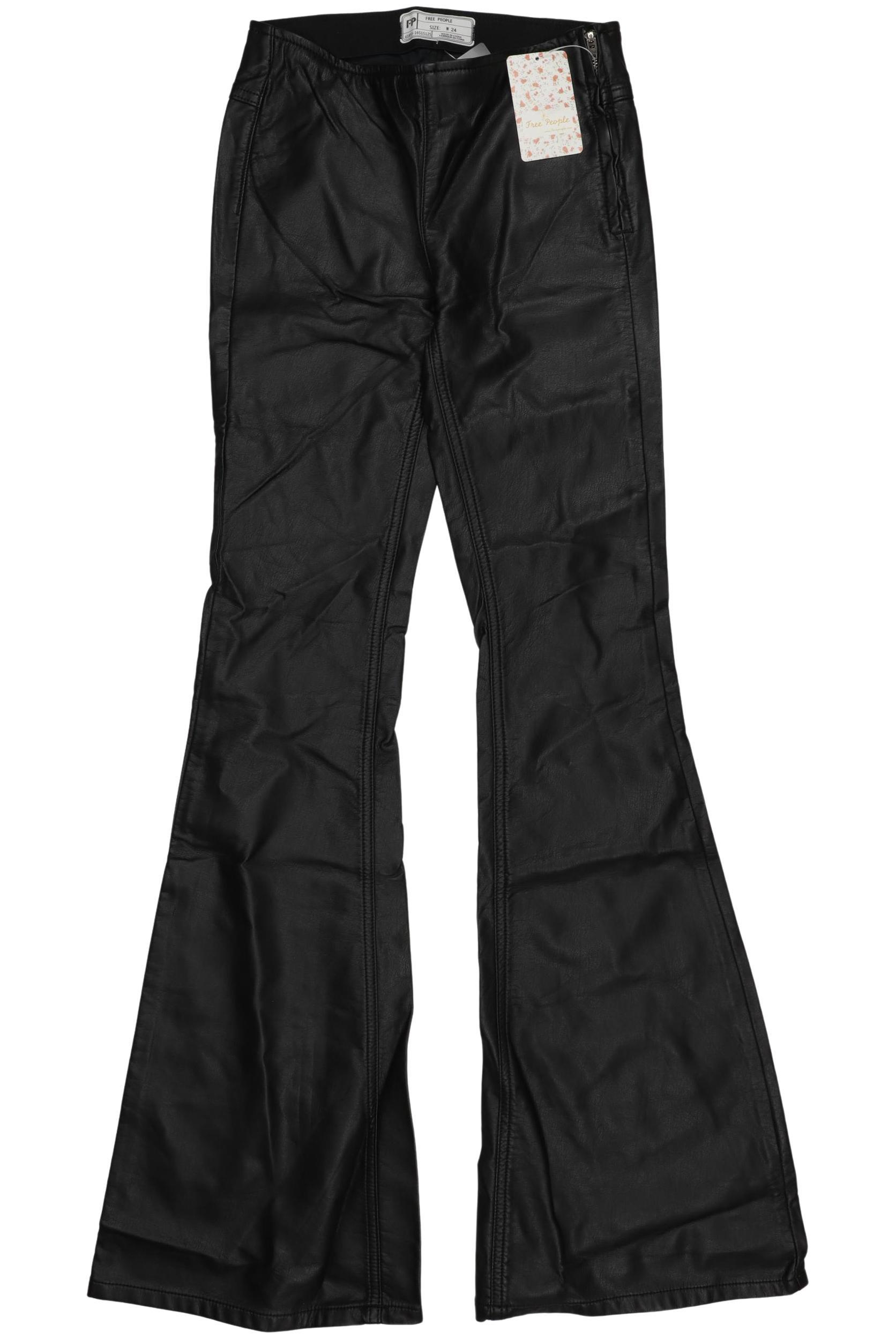 

Free People Damen Stoffhose, schwarz, Gr. 24
