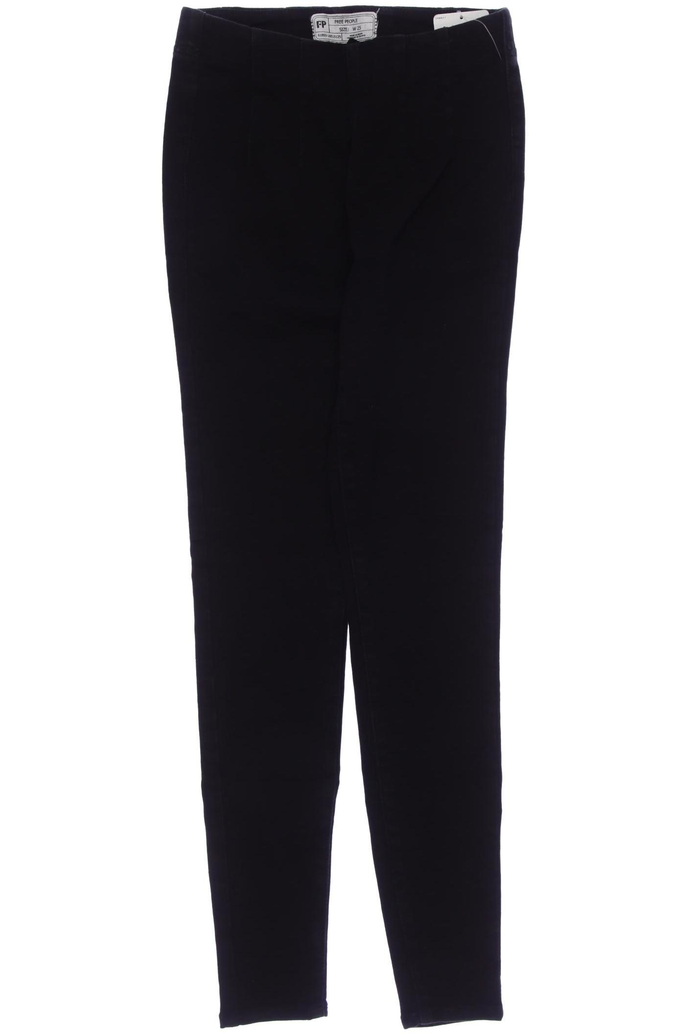 

Free People Damen Jeans, schwarz, Gr. 25