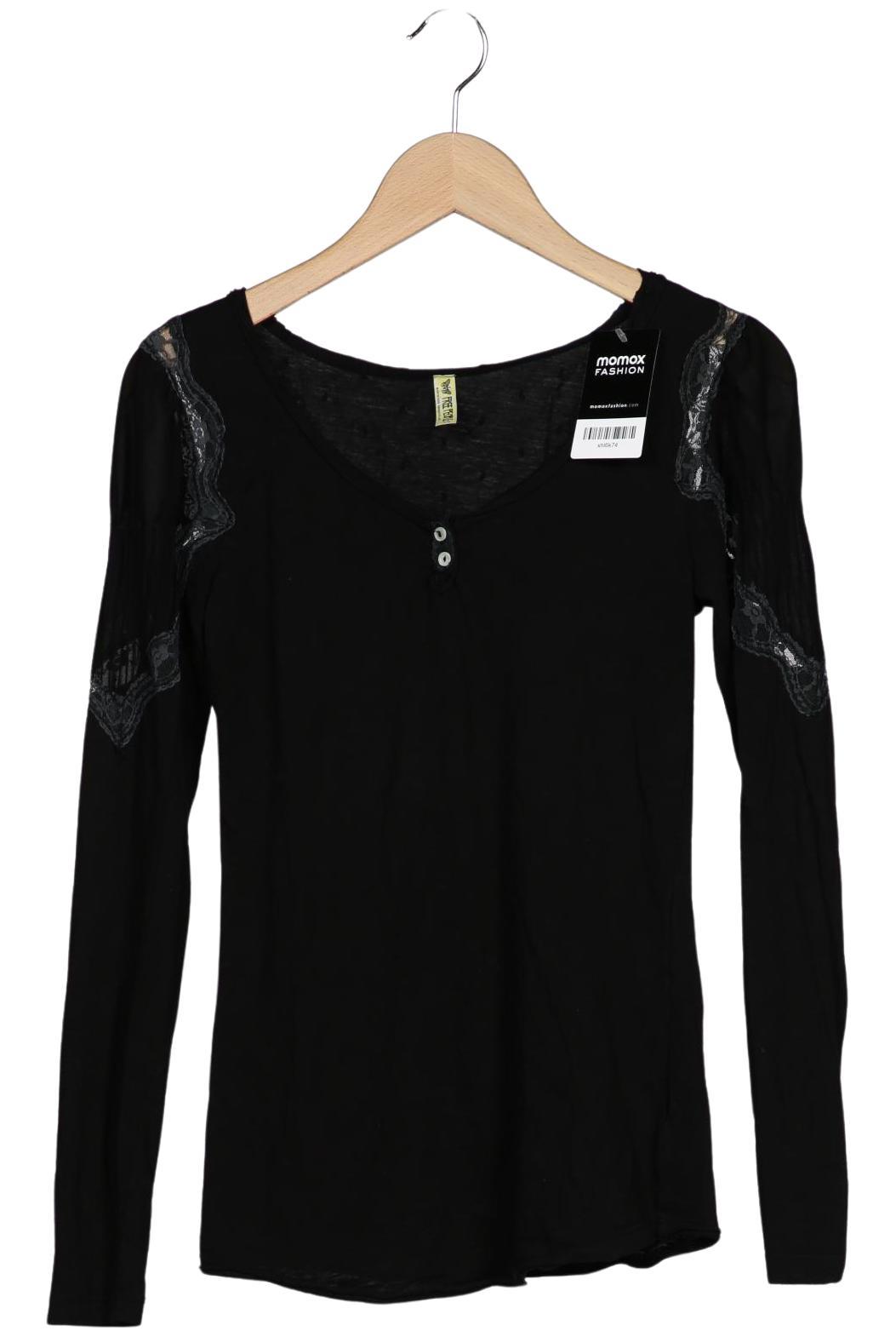 

Free People Damen Langarmshirt, schwarz, Gr. 36