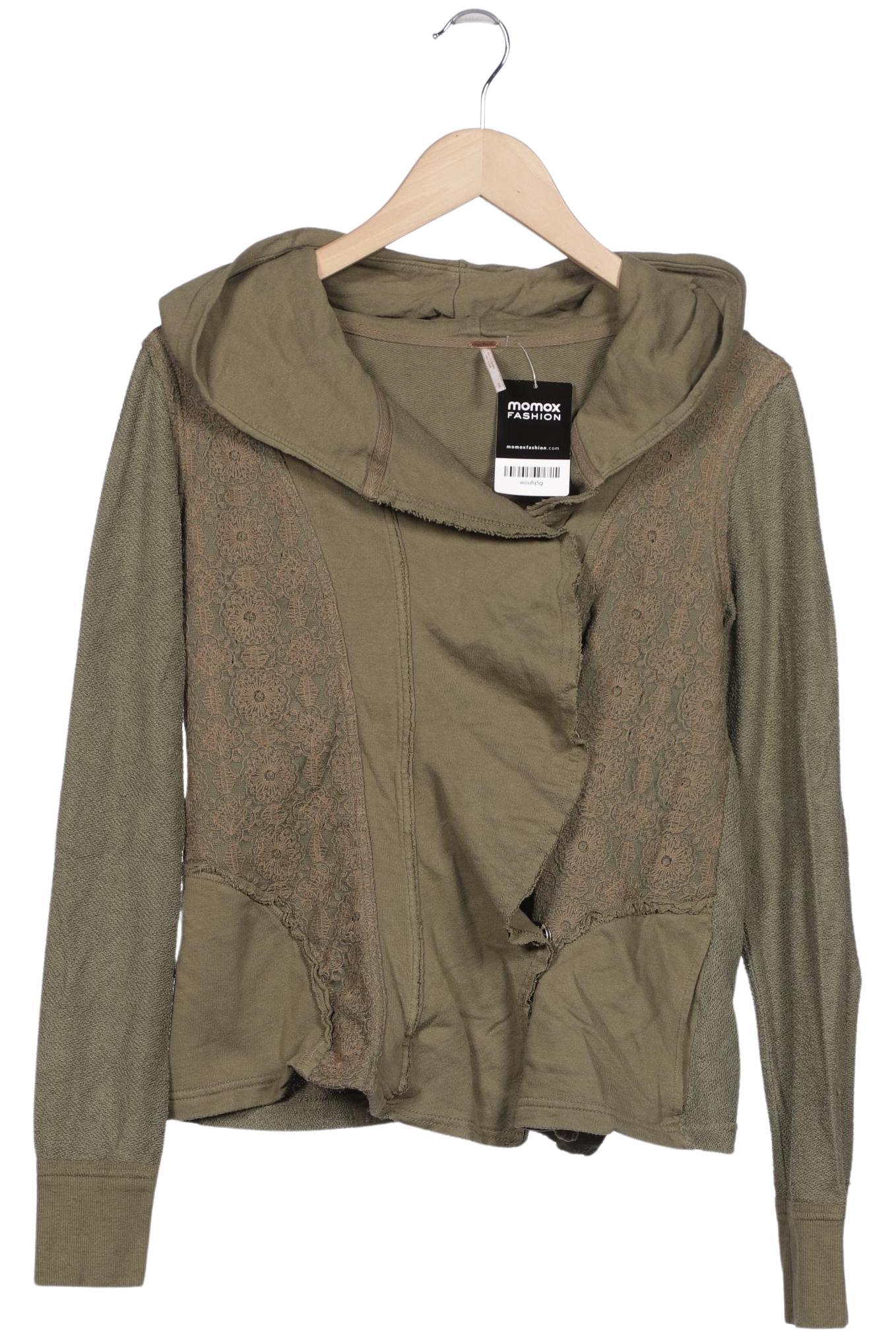 

Free People Damen Kapuzenpullover, grün, Gr. 36