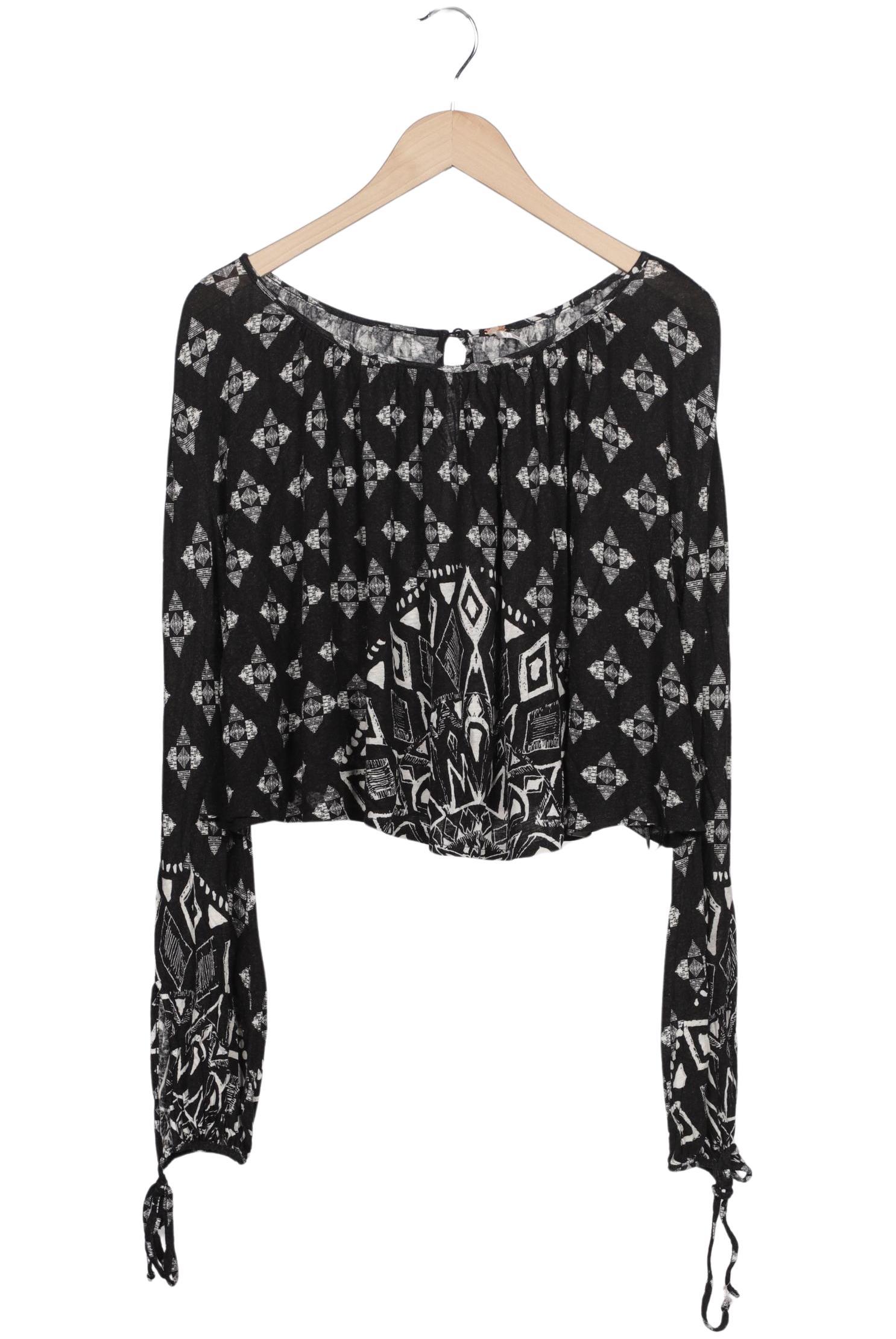 

Free People Damen Langarmshirt, schwarz, Gr. 36