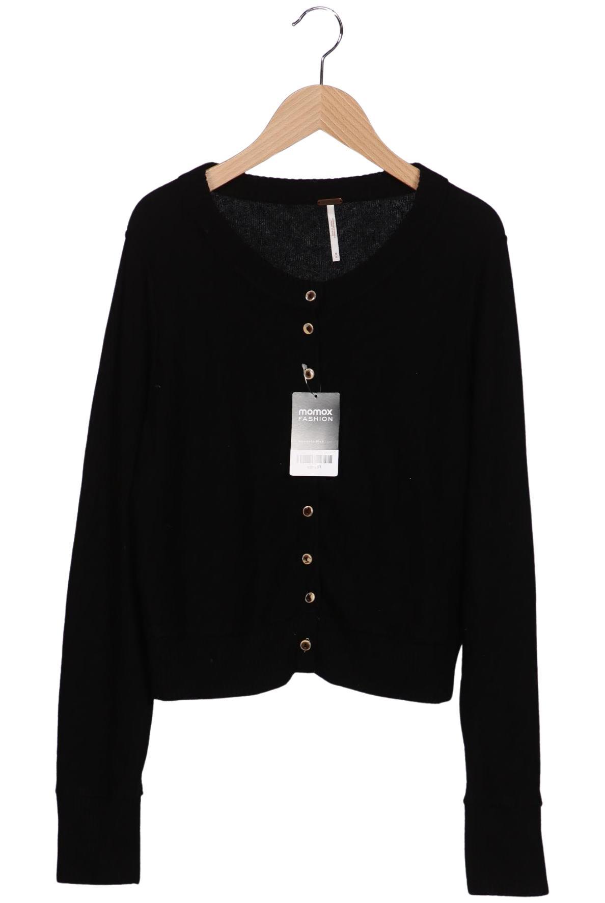 

Free People Damen Strickjacke, schwarz, Gr. 38