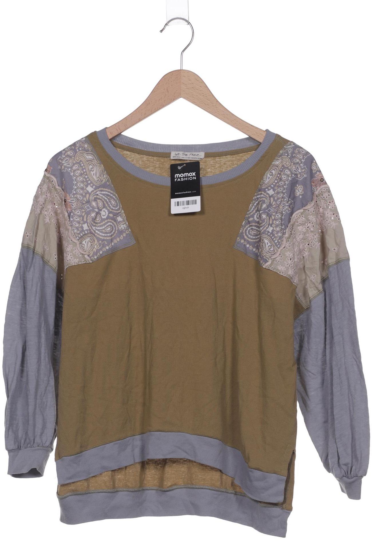 

Free People Damen Langarmshirt, mehrfarbig, Gr. 34