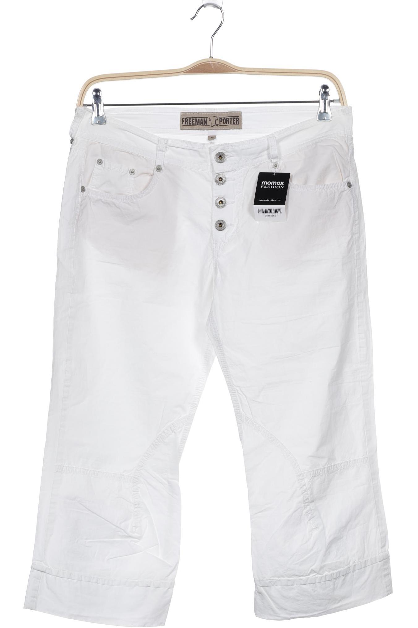 Thumbnail - Freeman T. Porter Damen Stoffhose, weiß, Gr. 32
