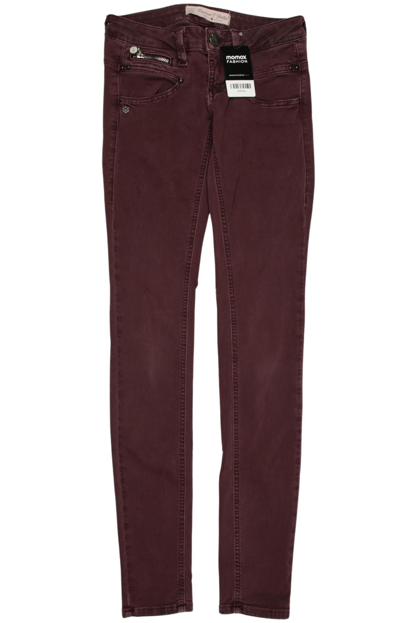 

Freeman T. Porter Damen Jeans, bordeaux, Gr. 0