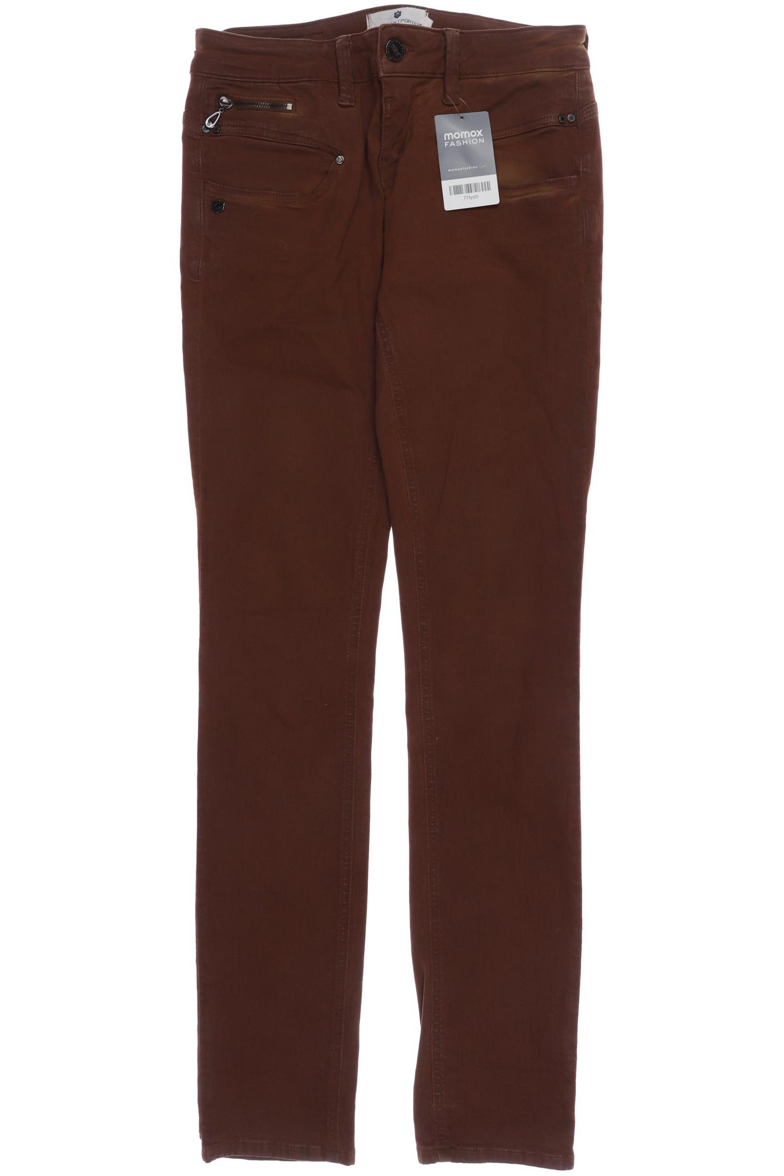 

Freeman T. Porter Damen Jeans, braun, Gr. 0