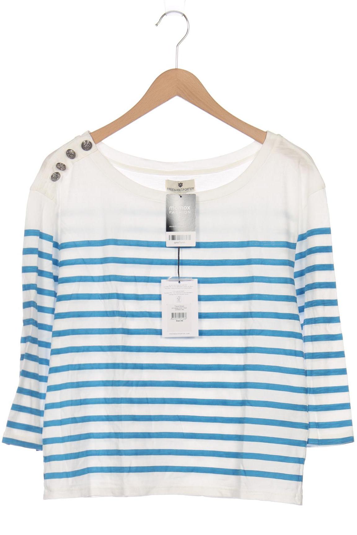 

Freeman T. Porter Damen Langarmshirt, weiß