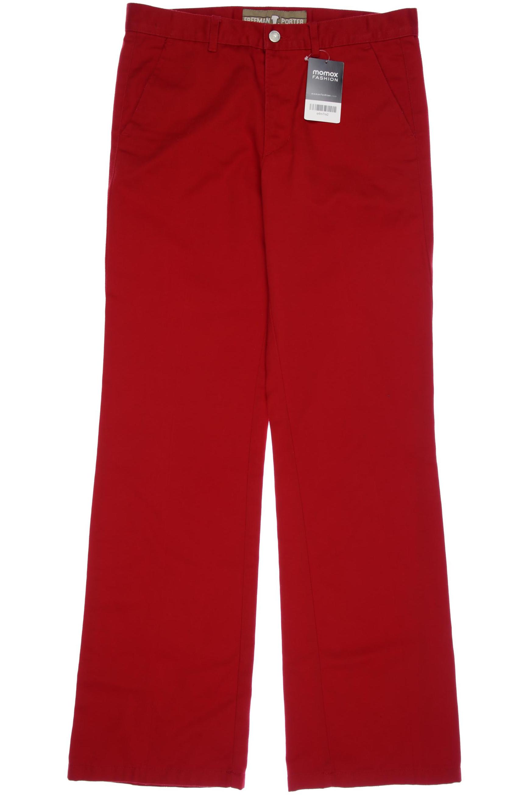 Thumbnail - Freeman T. Porter Herren Stoffhose, rot, Gr. 30