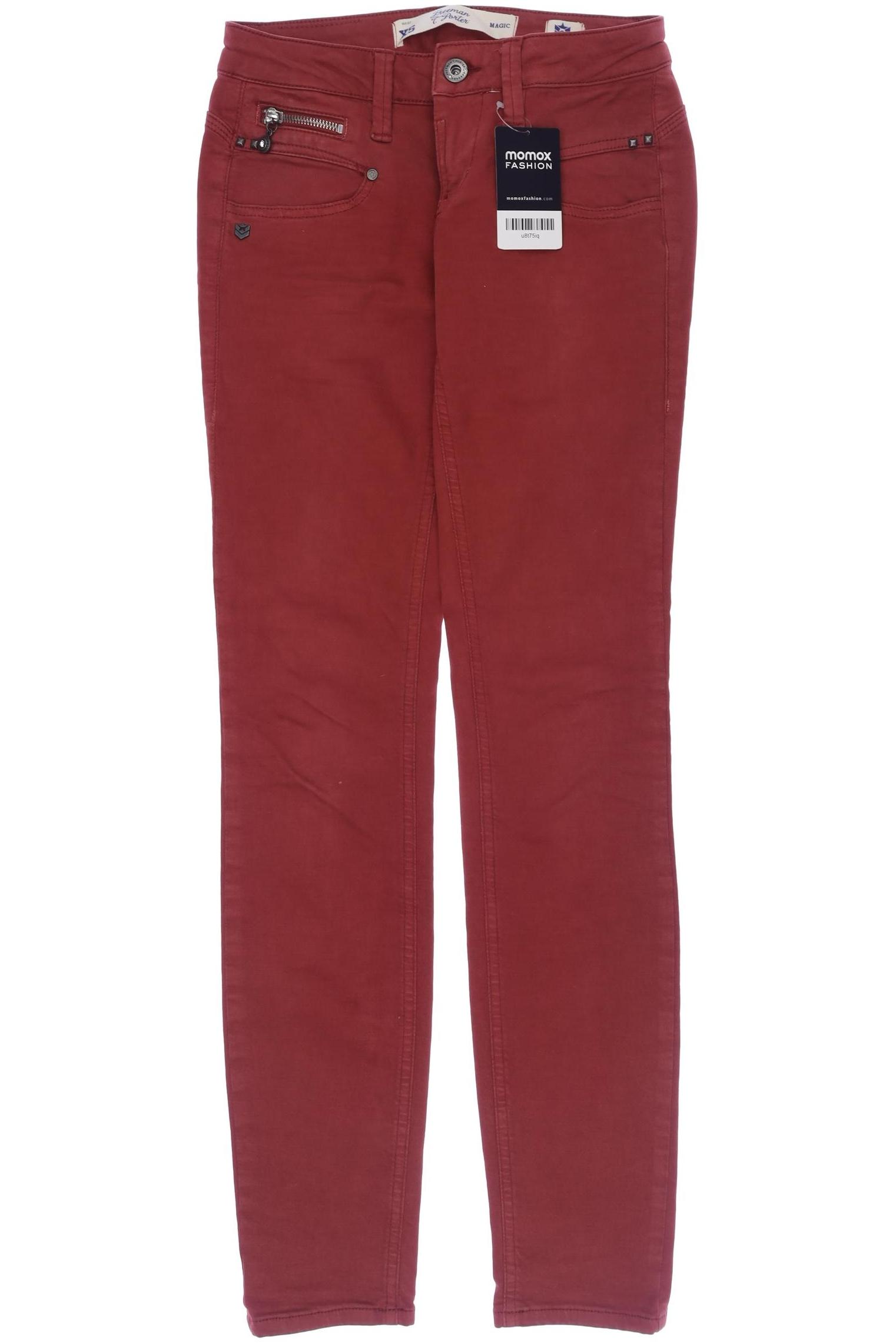 

Freeman T. Porter Damen Jeans, rot, Gr. 0