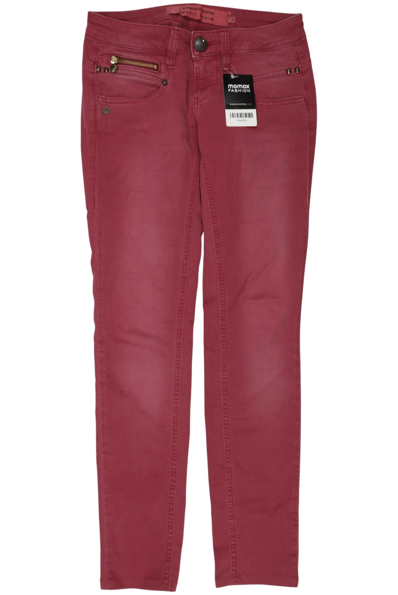 

Freeman T. Porter Damen Jeans, bordeaux, Gr. 0