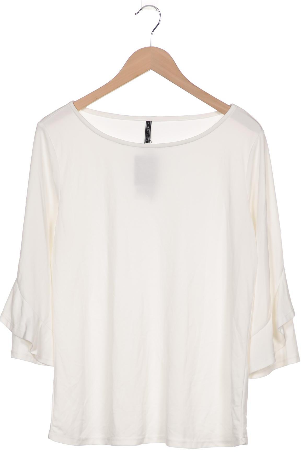 

Freequent Damen Langarmshirt, weiß, Gr. 42