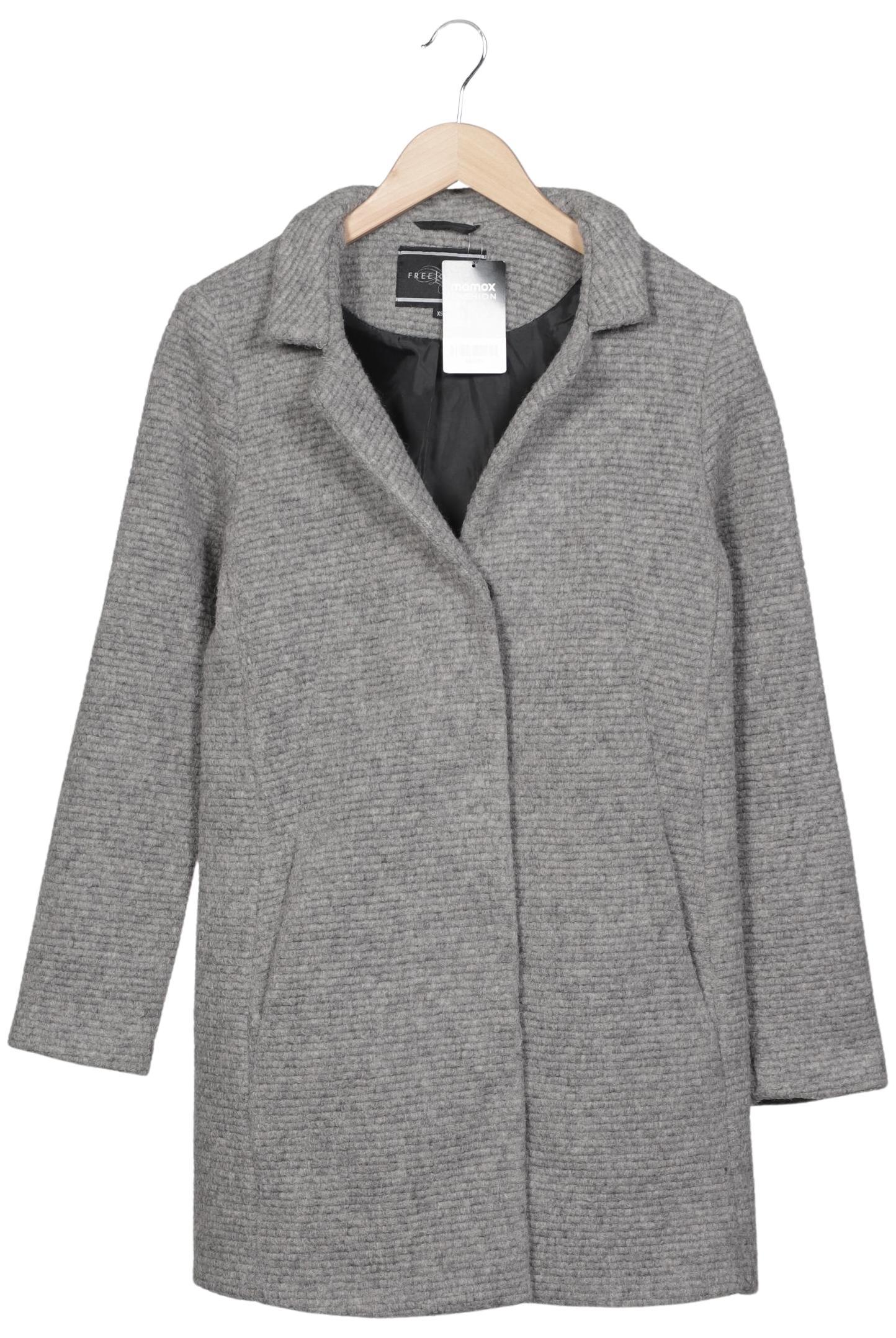 

Freequent Damen Mantel, grau, Gr. 34