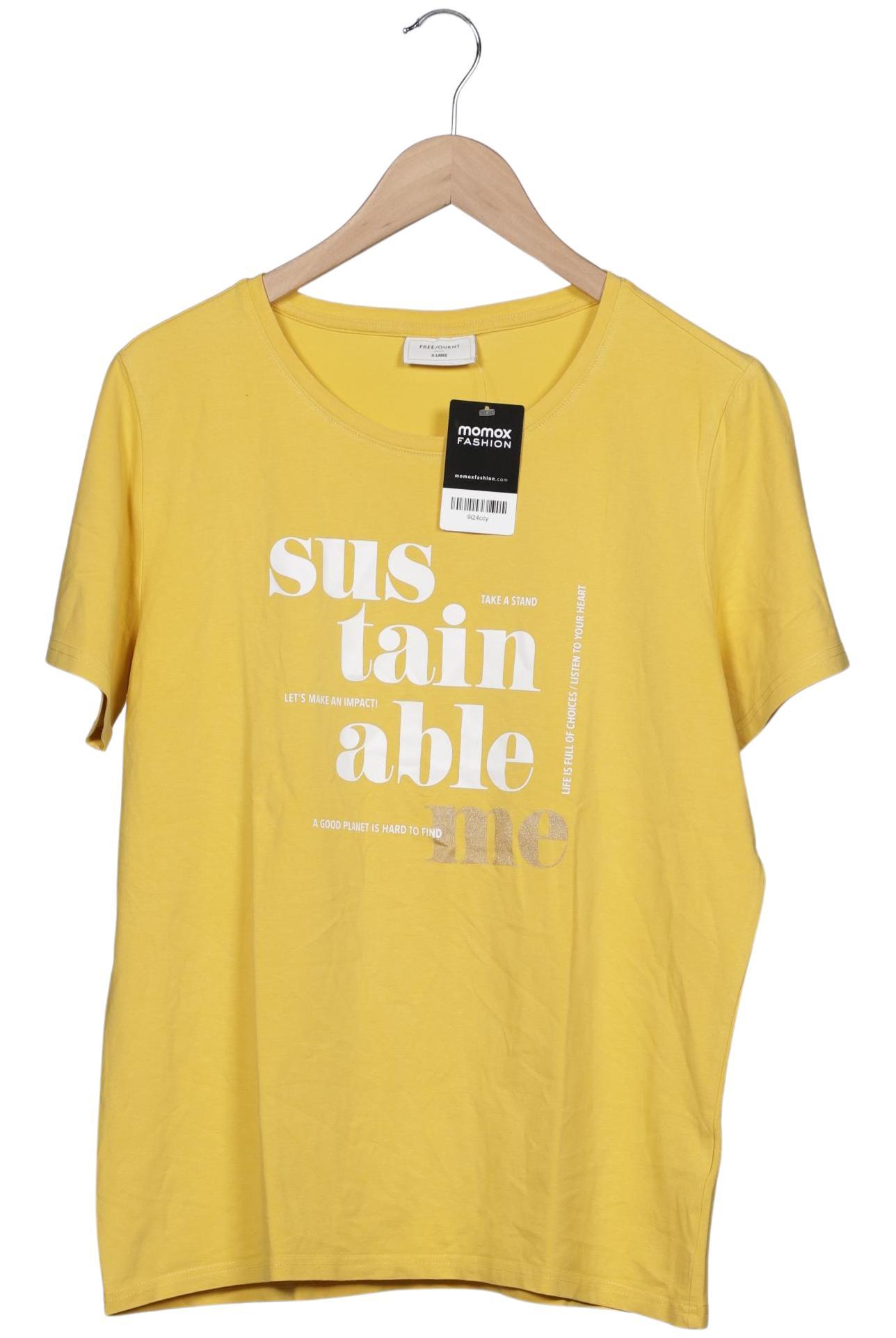 

Freequent Damen T-Shirt, gelb, Gr. 44