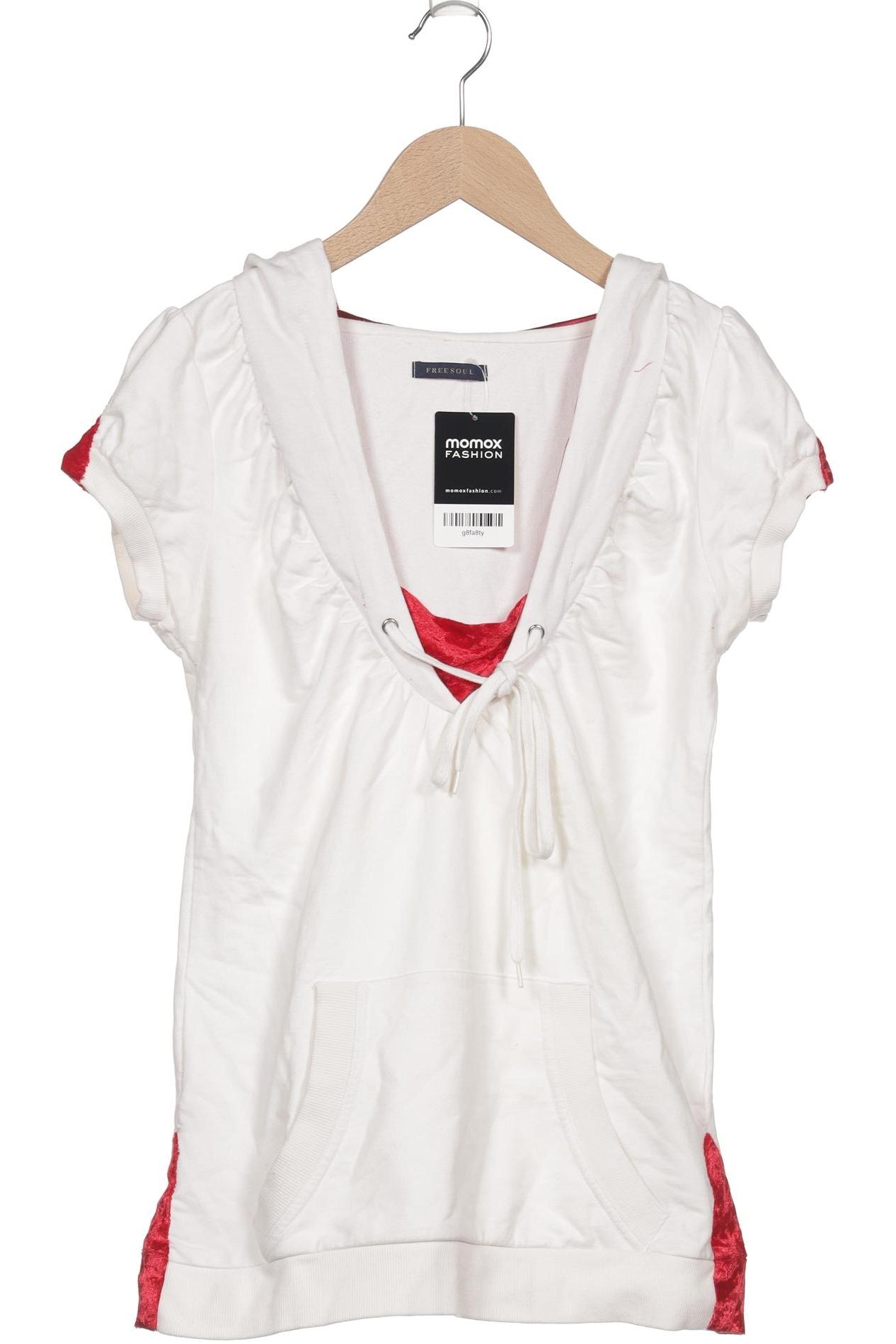 

Freesoul Damen Kapuzenpullover, weiß, Gr. 38