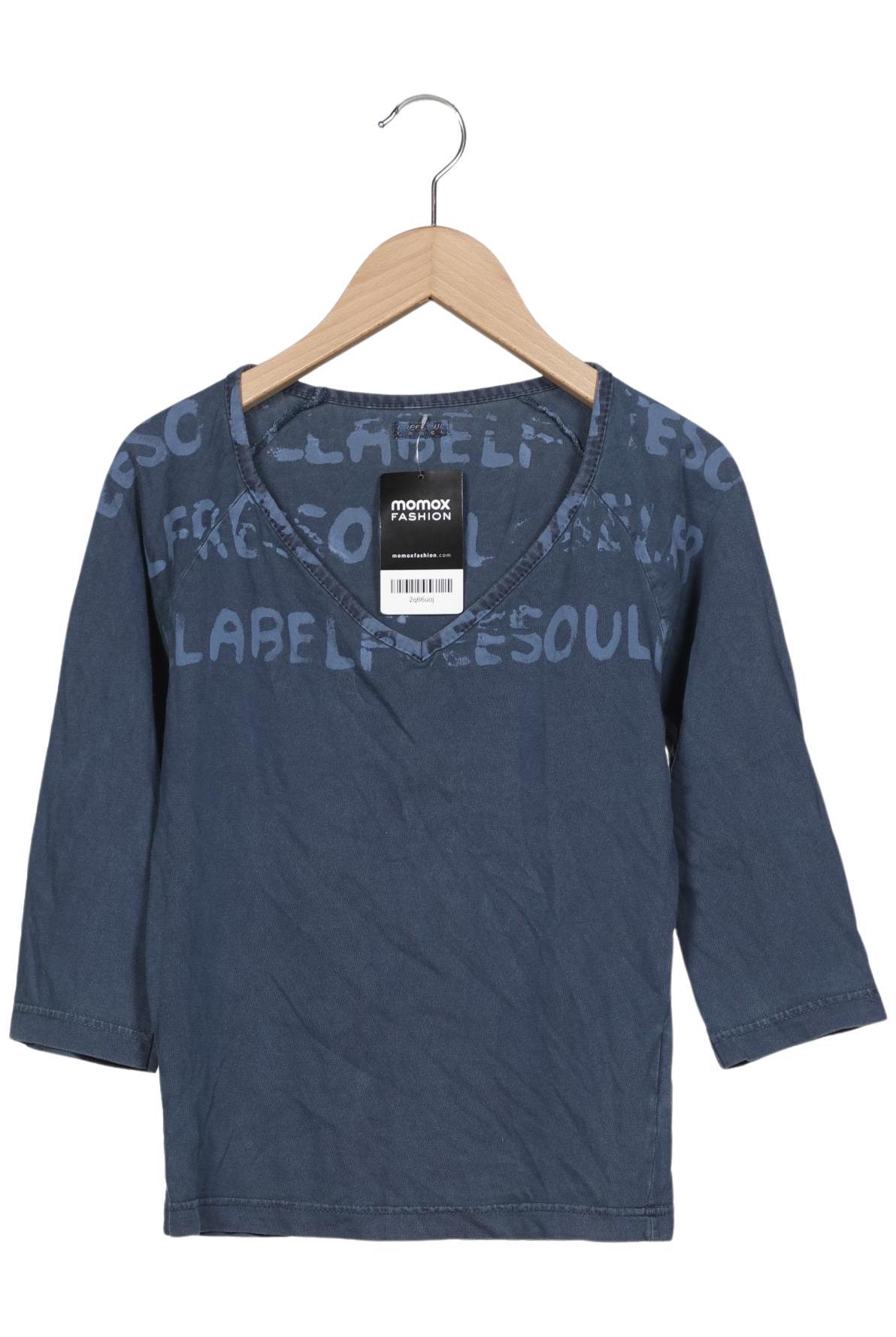 

Freesoul Damen Langarmshirt, marineblau, Gr. 38