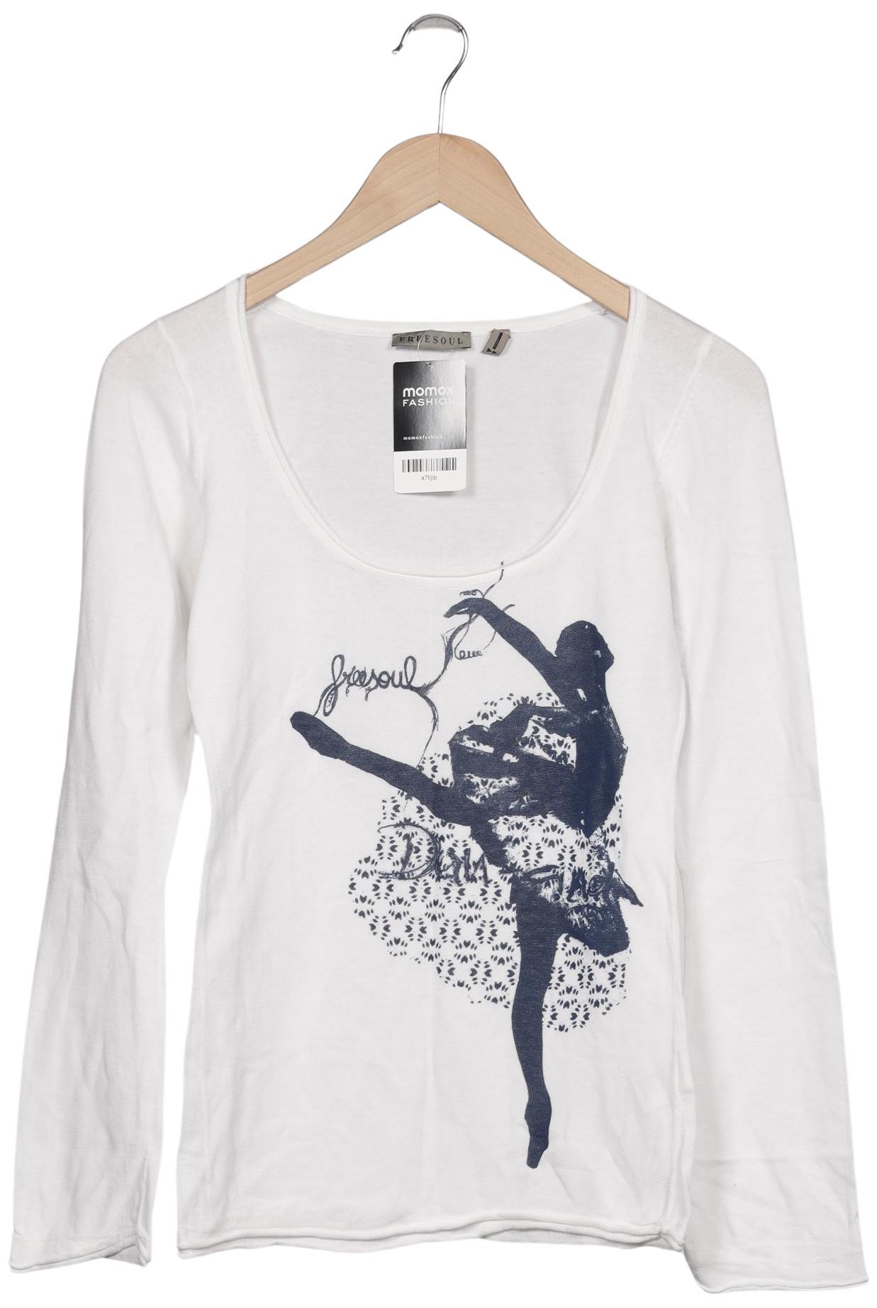 

Freesoul Damen Langarmshirt, weiß, Gr. 38