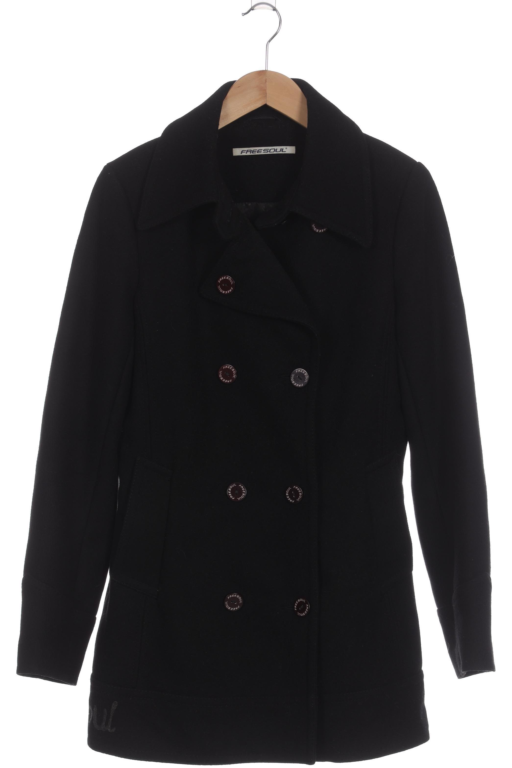 

Freesoul Damen Mantel, schwarz, Gr. 42